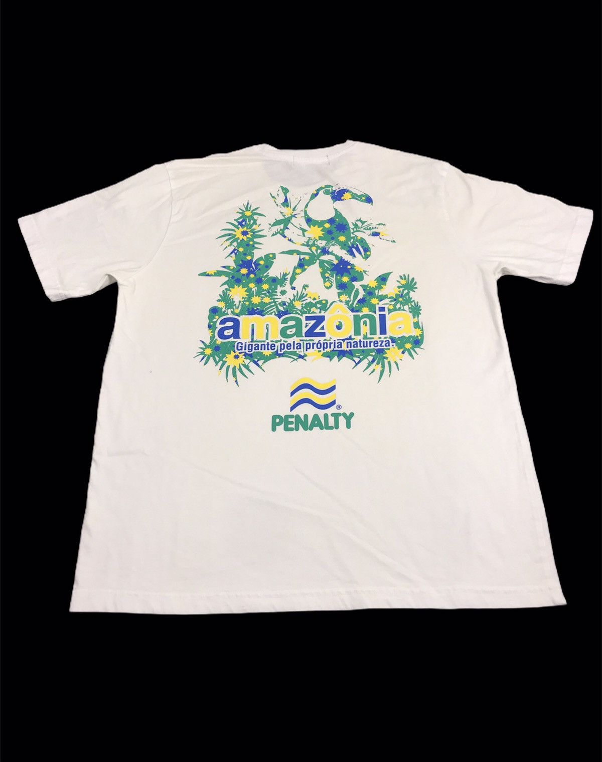 Pre-owned Athletic X Penalty Brazil Penalty Saopaulo Brasil Amazonia Nature Life Floral Tee In White