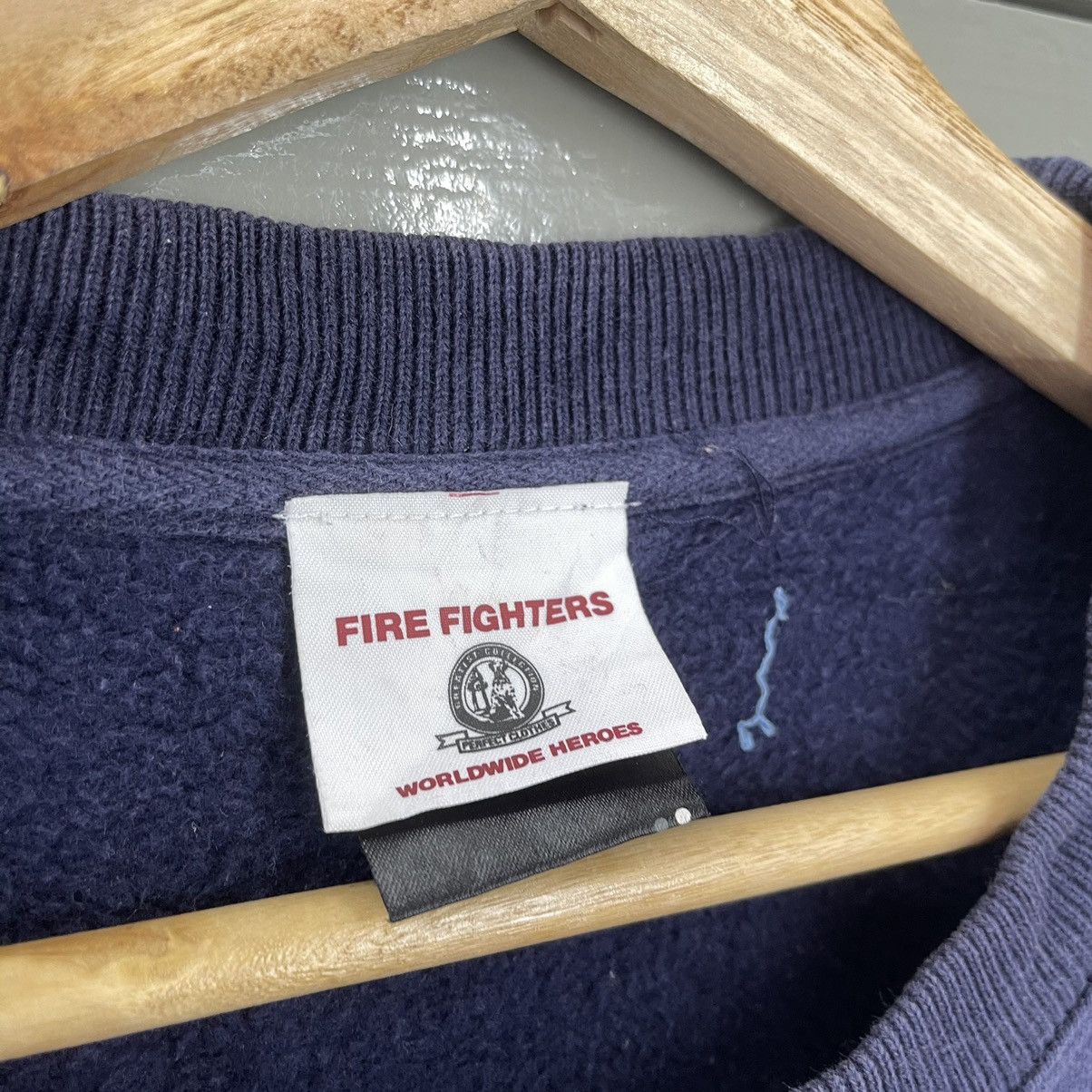 Japanese Brand × Vintage Vintage Fire Fighter Big Logo Crewneck Sweatshirt Size XL Size US XL / EU 56 / 4 - 8 Thumbnail