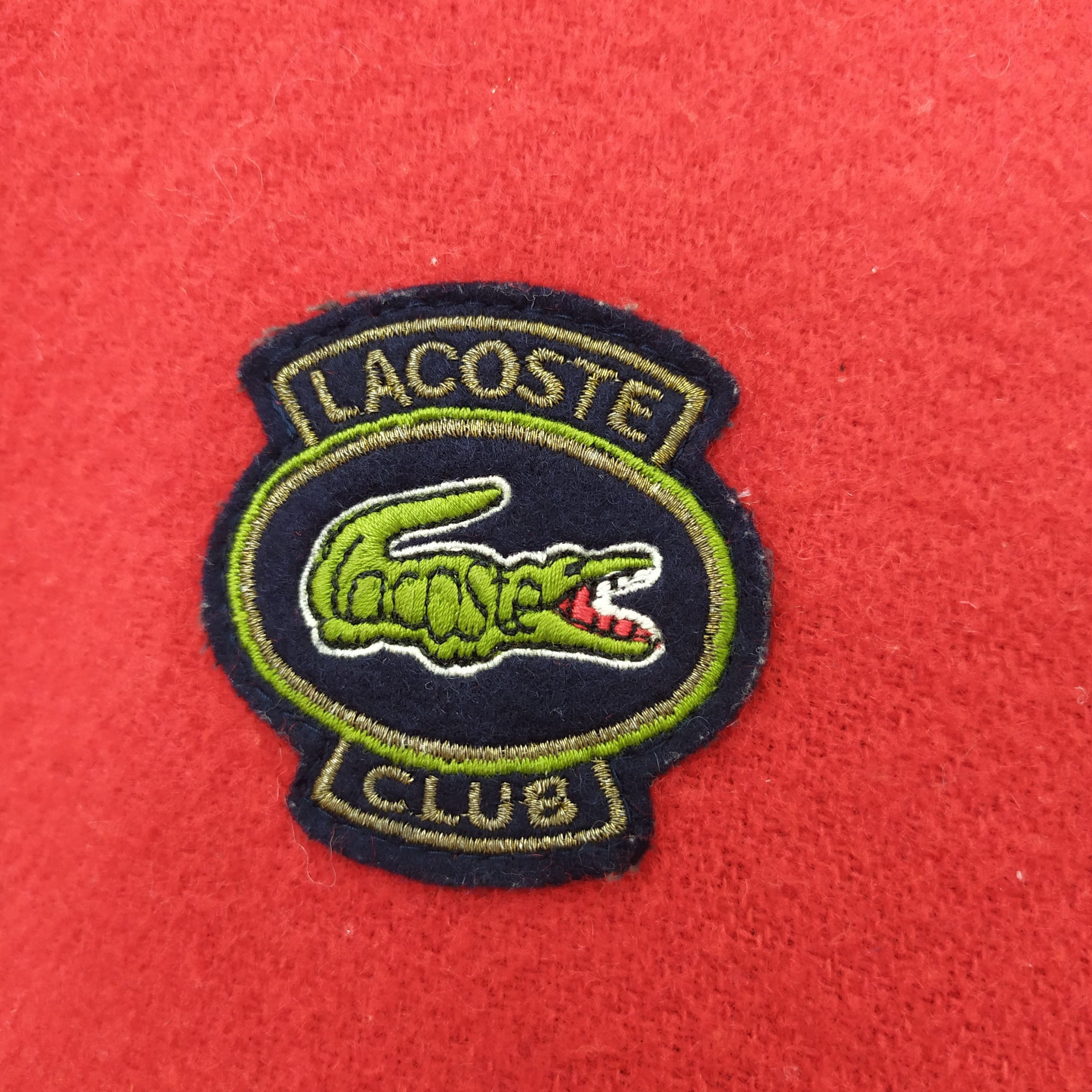 Lacoste LACOSTE RED COLOUR WOOL VARSITY JACKET Size US L / EU 52-54 / 3 - 3 Thumbnail