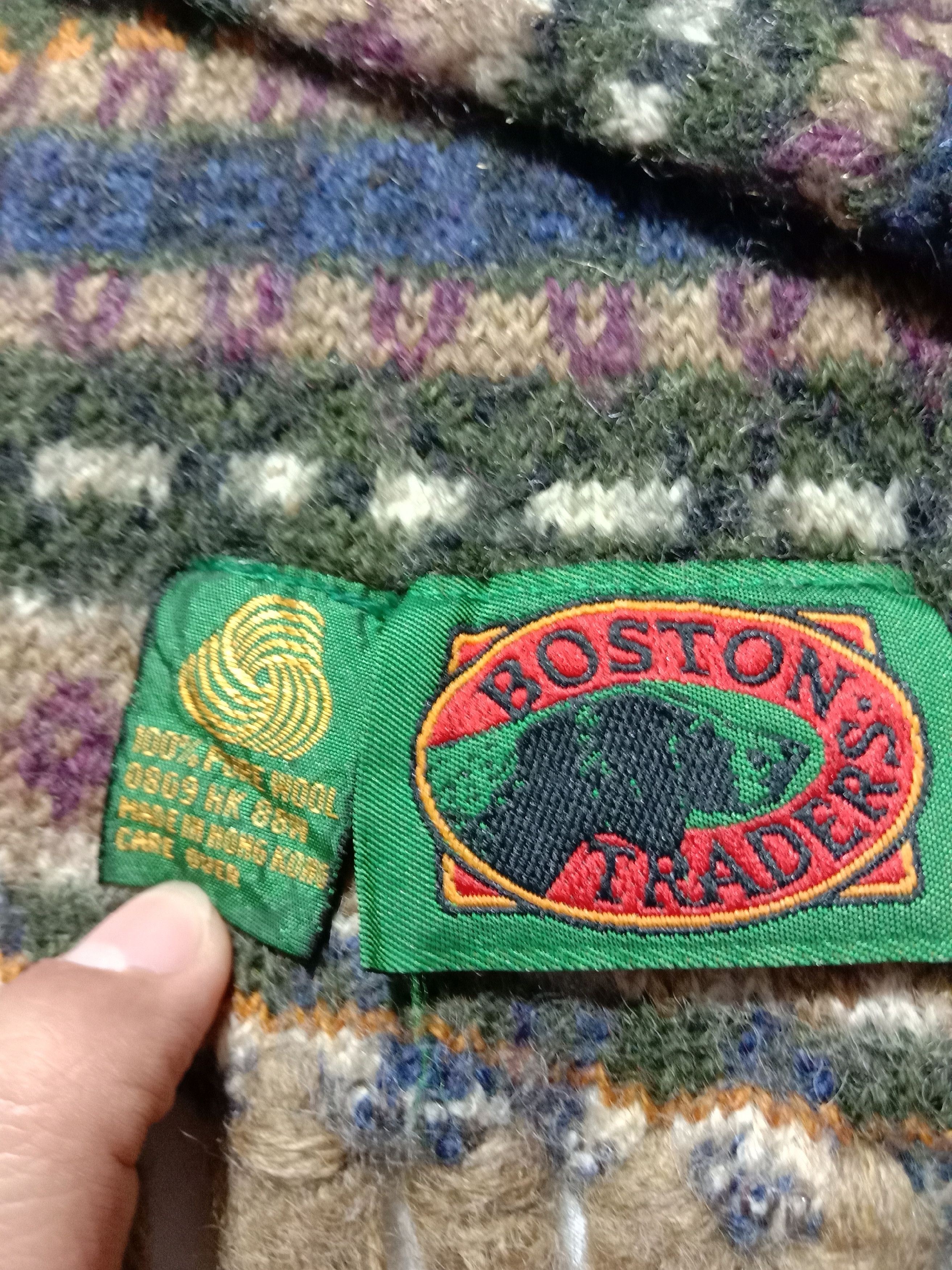 Boston Traders Boston Trader Wool Scarf Nice Design Size ONE SIZE - 4 Thumbnail