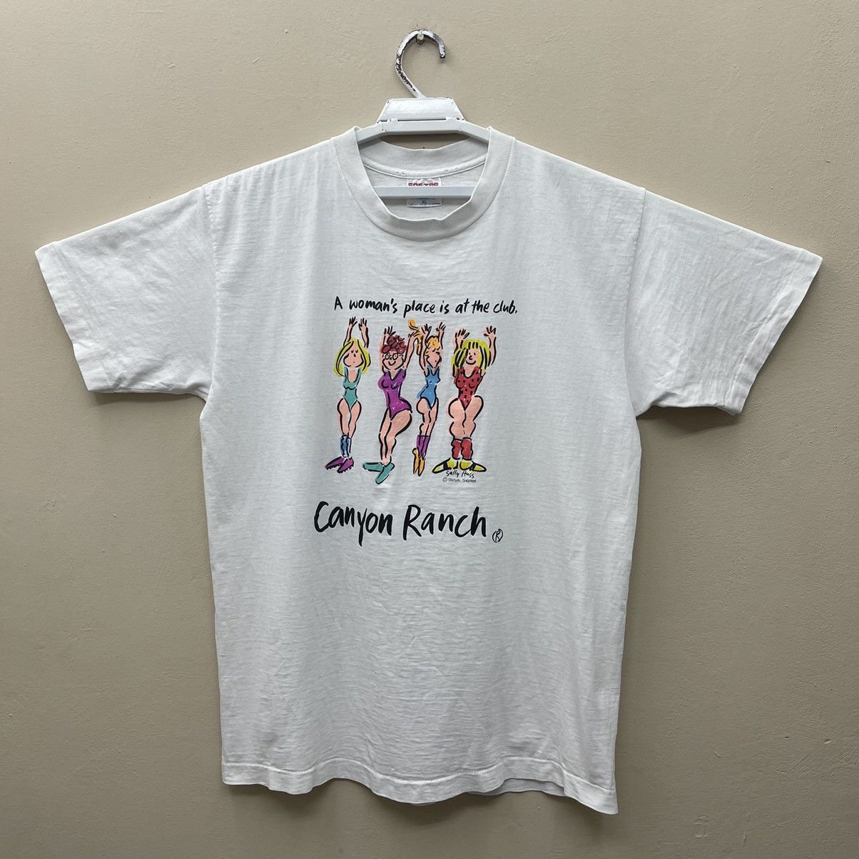 Vintage Vintage 90s Canyon Ranch A Woman's Place Is At The Club Size US XL / EU 56 / 4 - 1 Thumbnail