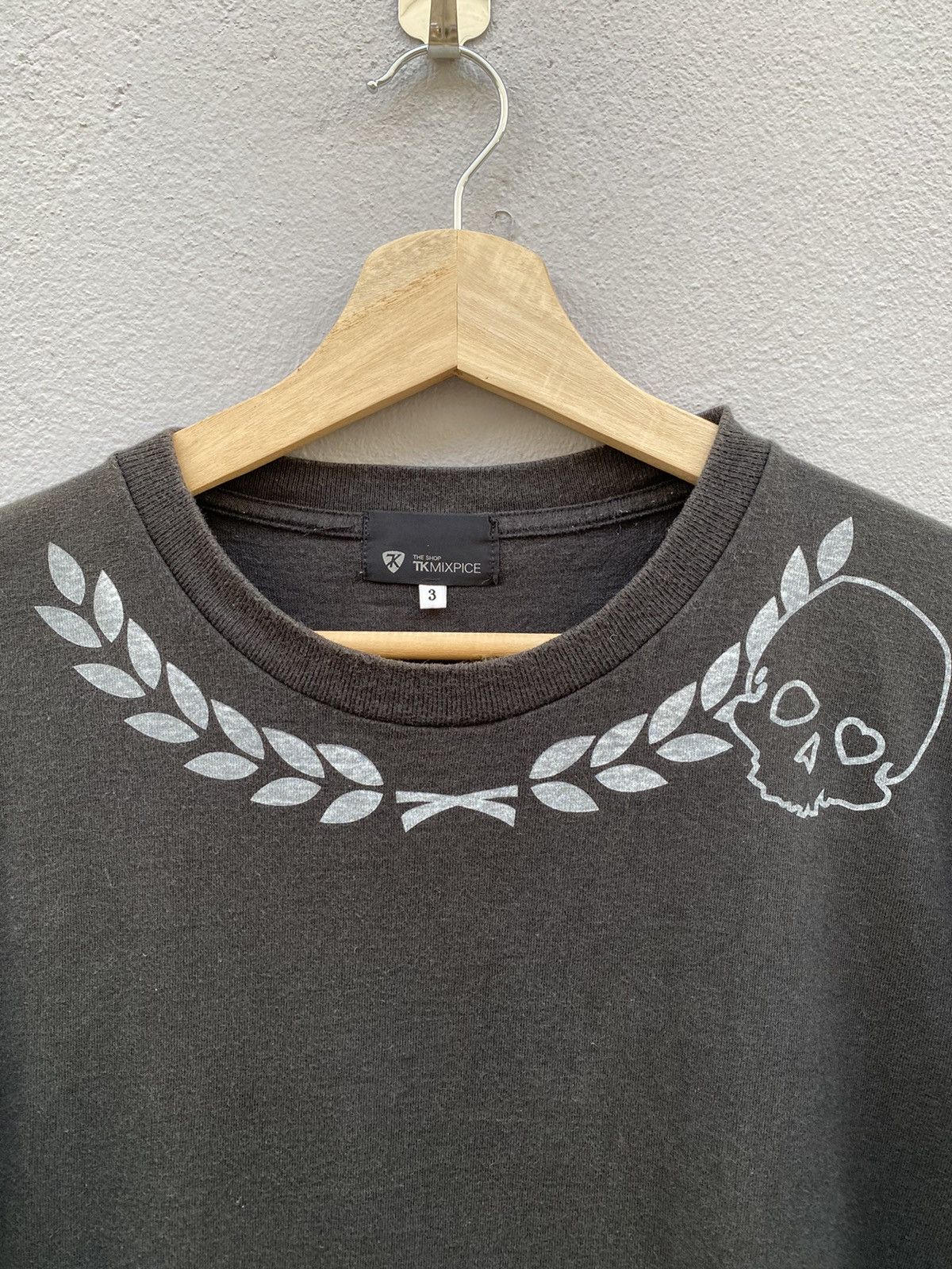 vintage japanese designer x takeo kikuchi skull tee