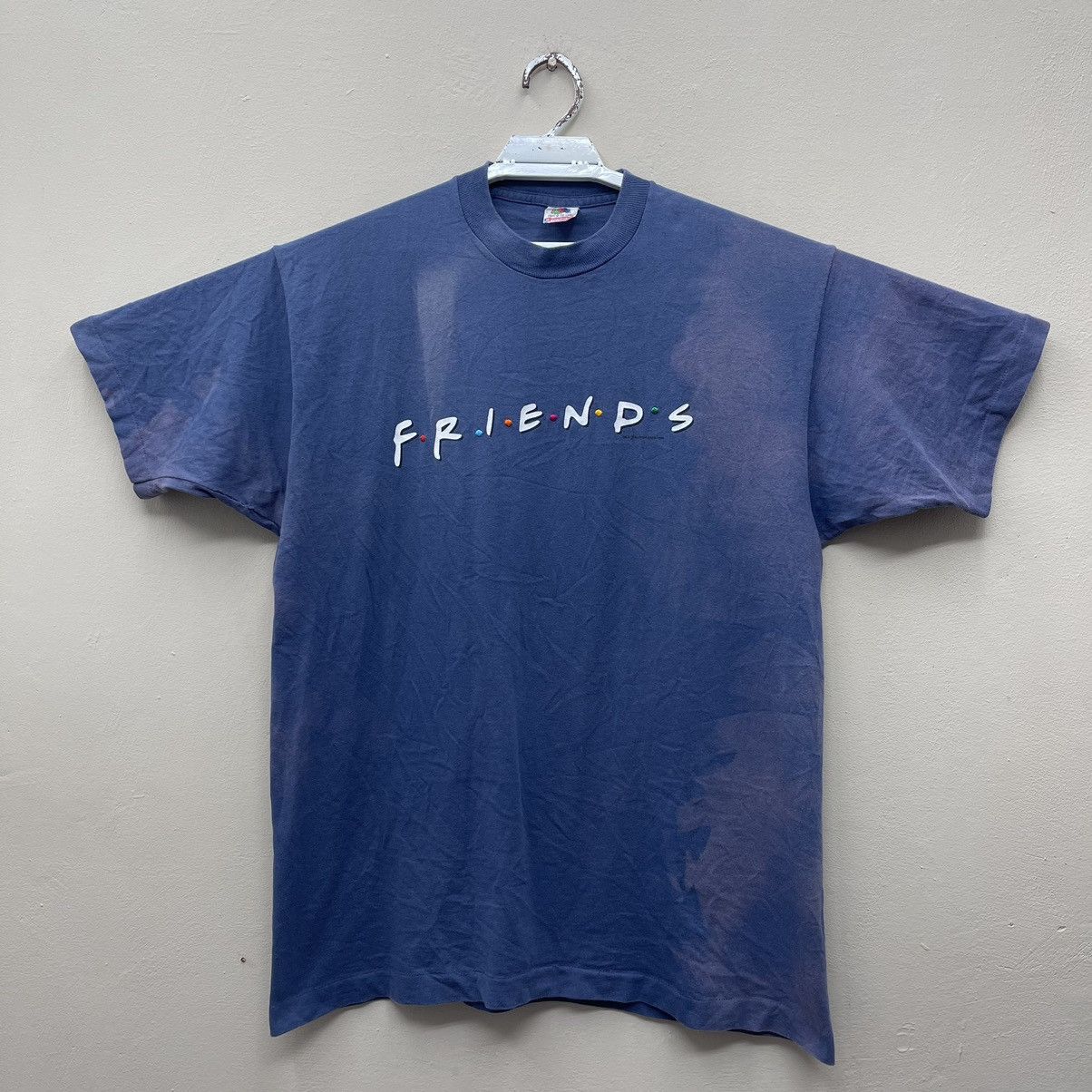 Vintage Vintage 90s Friends Tv Show Sitcom Promo Blue T-Shirt Size US XL / EU 56 / 4 - 1 Thumbnail
