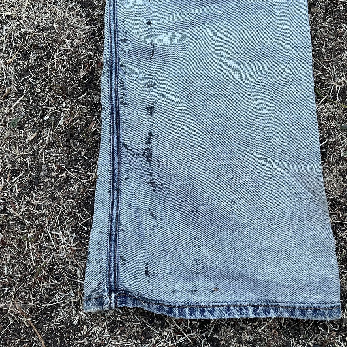 Dolce & Gabbana Dolce Gabbana Jeans Painted Thrashed Distress Jeans 90s Size US 34 / EU 50 - 9 Thumbnail