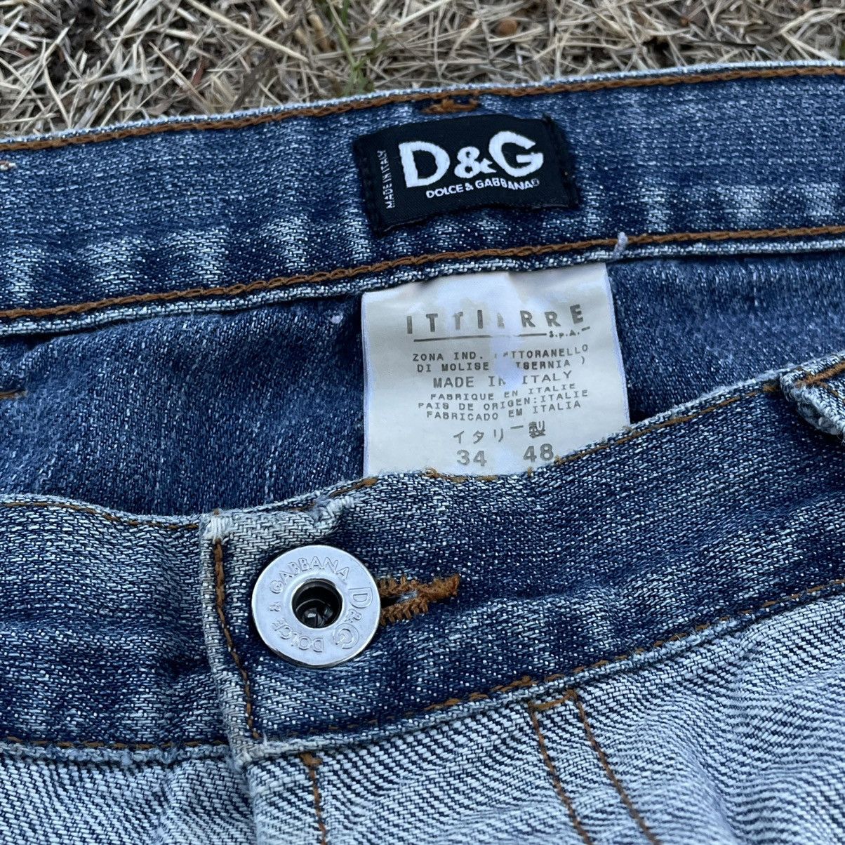 Dolce & Gabbana Dolce Gabbana Jeans Painted Thrashed Distress Jeans 90s Size US 34 / EU 50 - 12 Thumbnail