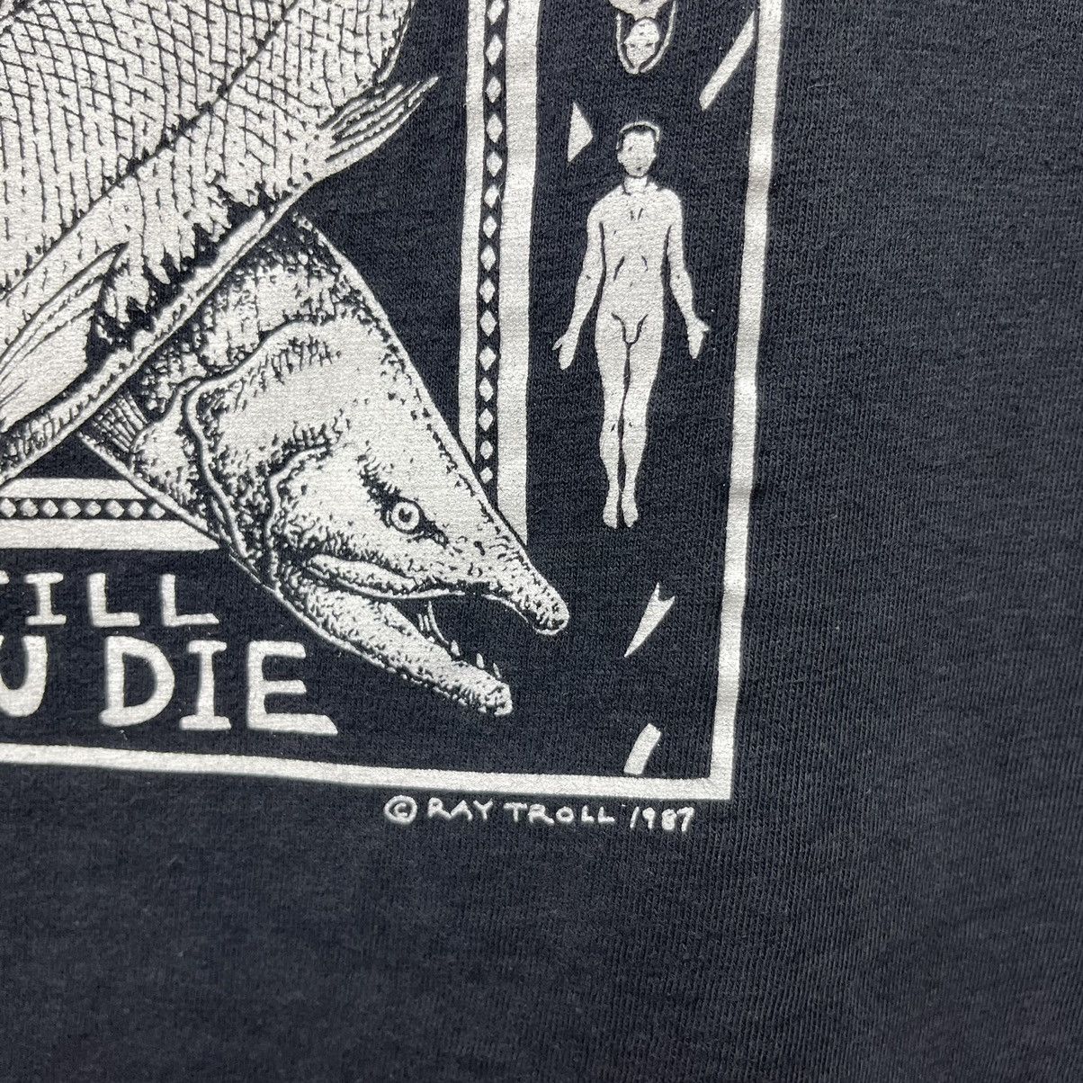 Vintage Vintage 80s Spawn Till You Die Size US XL / EU 56 / 4 - 3 Thumbnail
