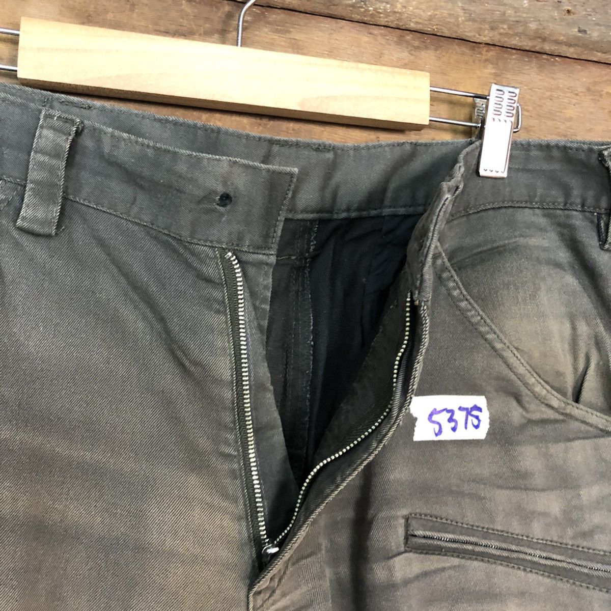 Japanese Brand DL Forecast Dark Brown faded Tactical Cargo Pants #5375 Size US 32 / EU 48 - 8 Thumbnail