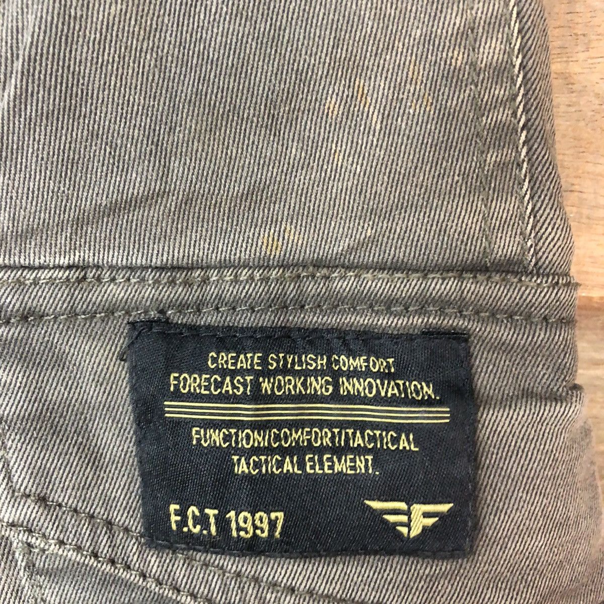 Japanese Brand DL Forecast Dark Brown faded Tactical Cargo Pants #5375 Size US 32 / EU 48 - 12 Thumbnail