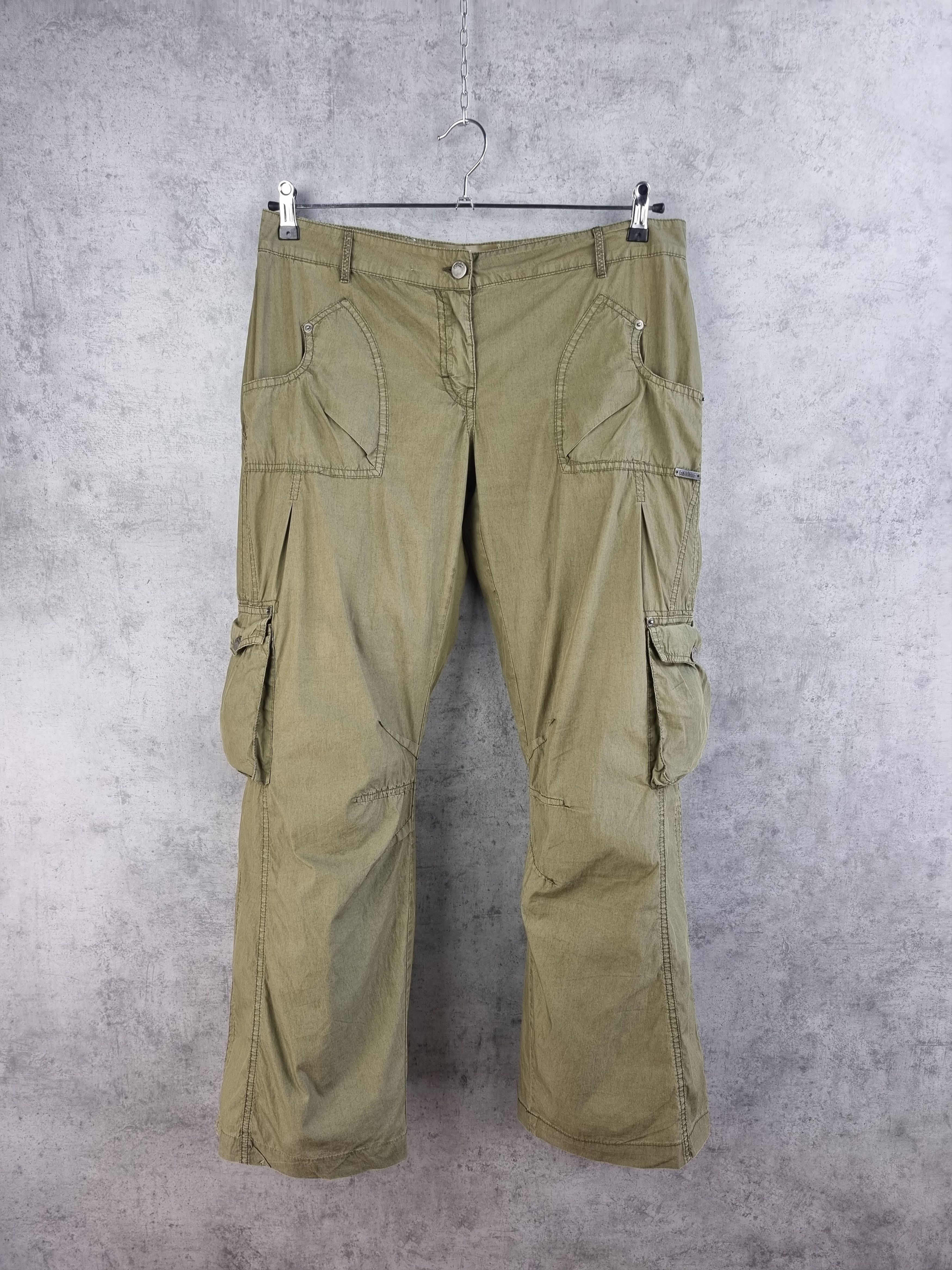 John Galliano Very rare JOHN GALLIANO Fighters Club Military Cargo Pants Size US 30 / EU 46 - 5 Thumbnail
