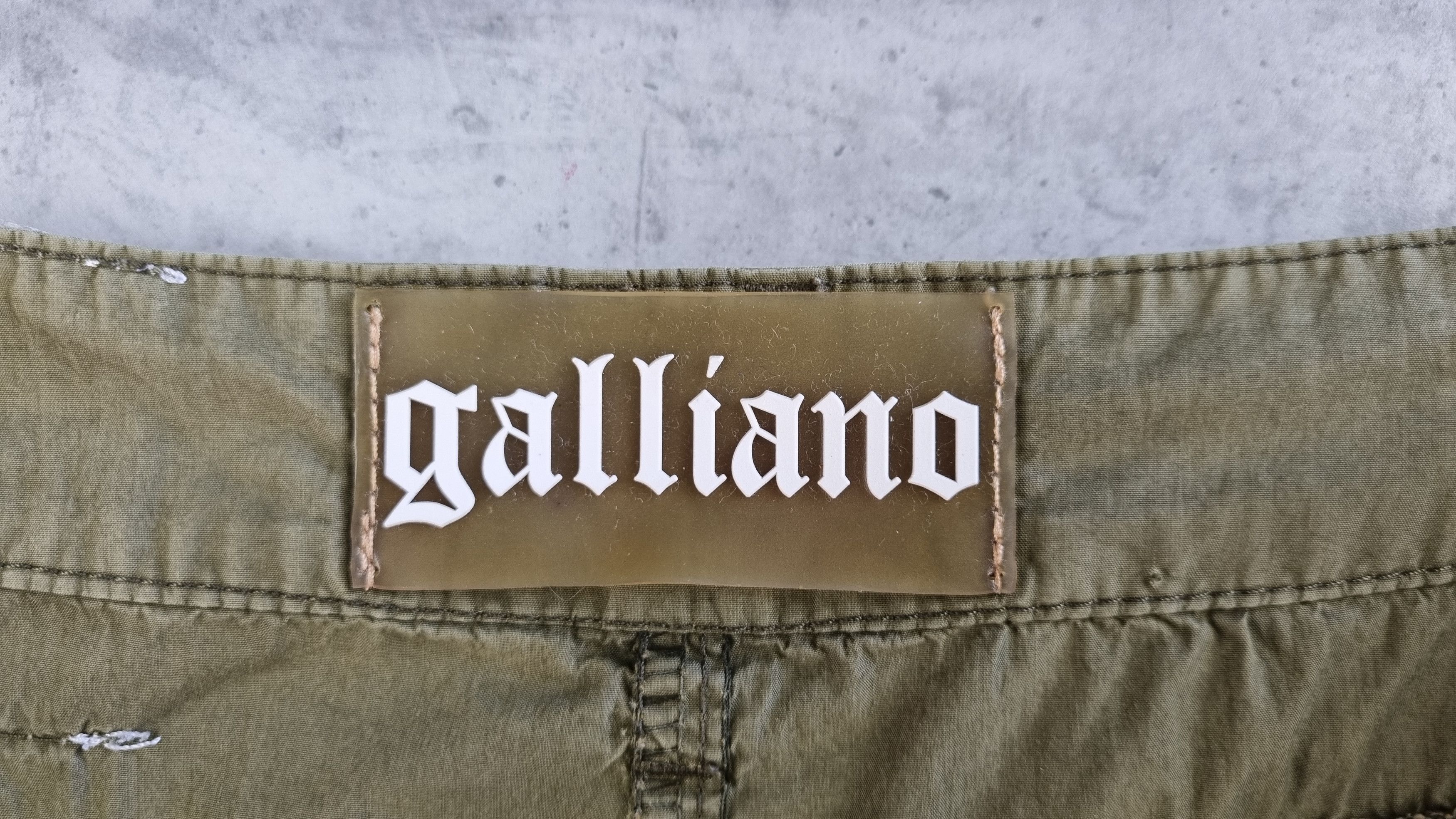 John Galliano Very rare JOHN GALLIANO Fighters Club Military Cargo Pants Size US 30 / EU 46 - 14 Thumbnail