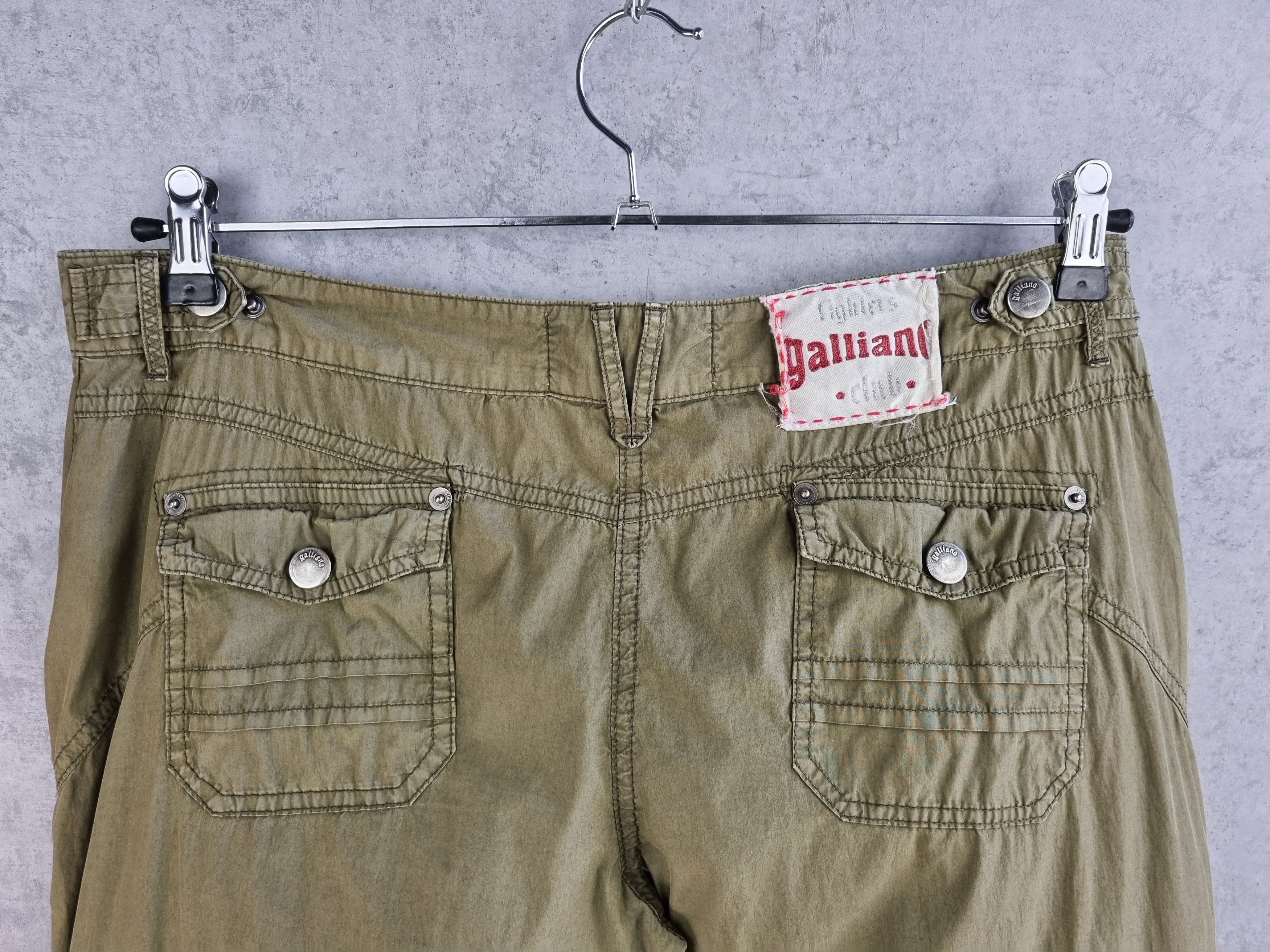 John Galliano Very rare JOHN GALLIANO Fighters Club Military Cargo Pants Size US 30 / EU 46 - 11 Thumbnail