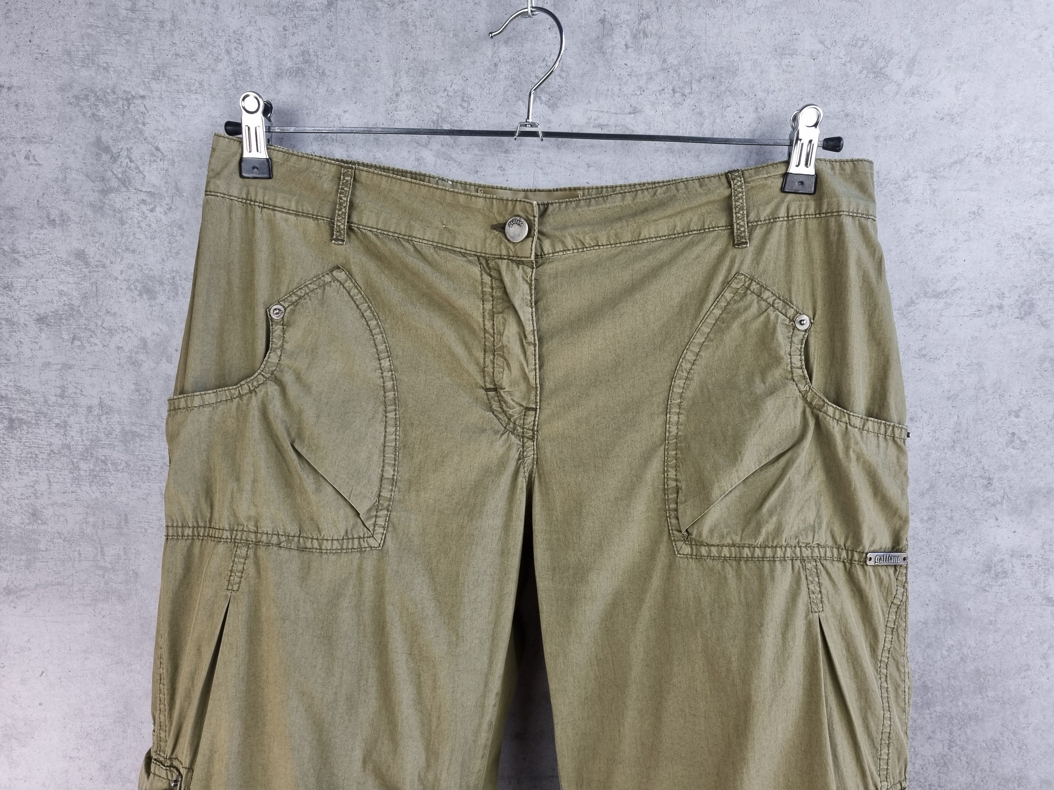 John Galliano Very rare JOHN GALLIANO Fighters Club Military Cargo Pants Size US 30 / EU 46 - 10 Thumbnail