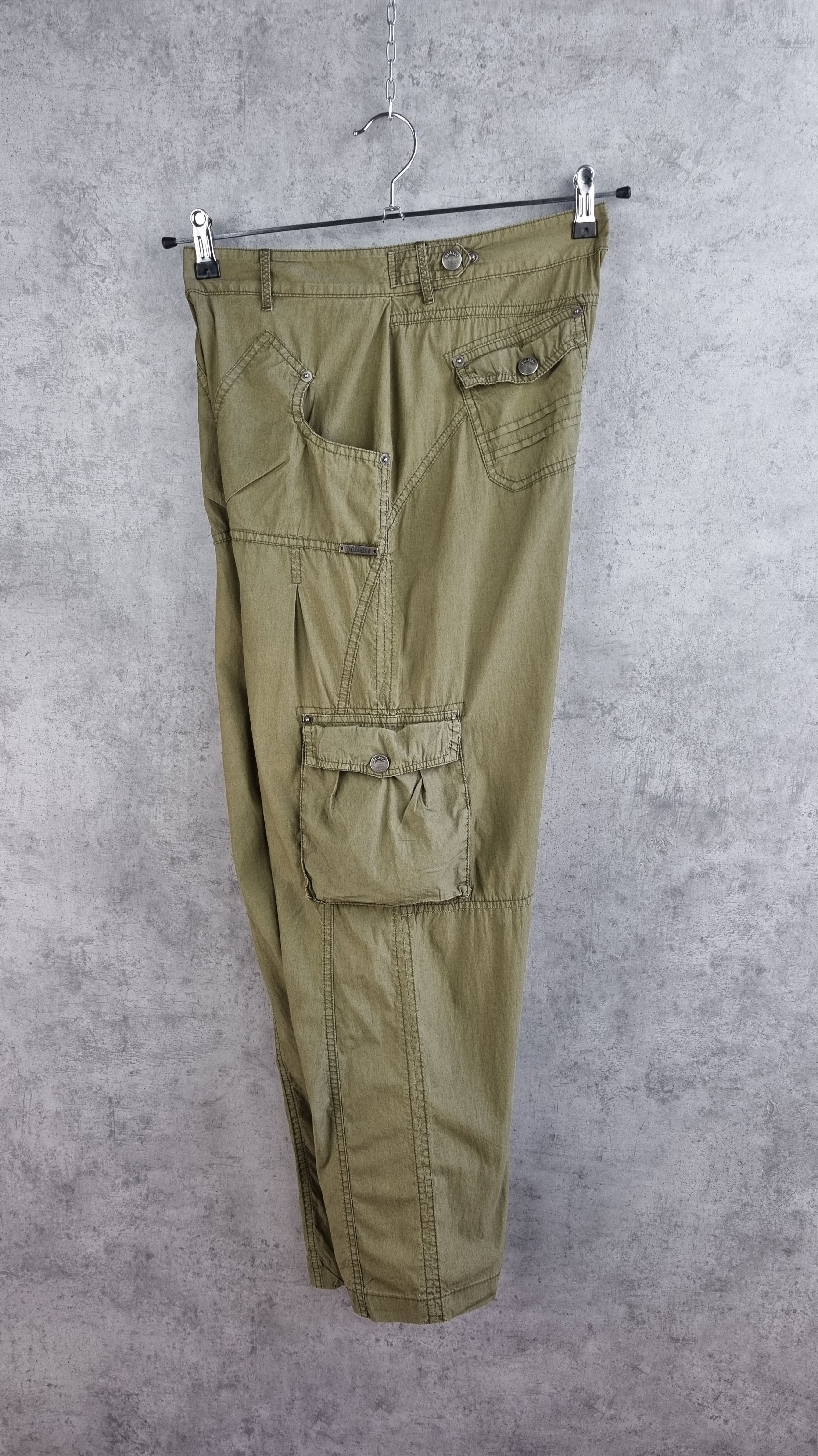 John Galliano Very rare JOHN GALLIANO Fighters Club Military Cargo Pants Size US 30 / EU 46 - 4 Thumbnail