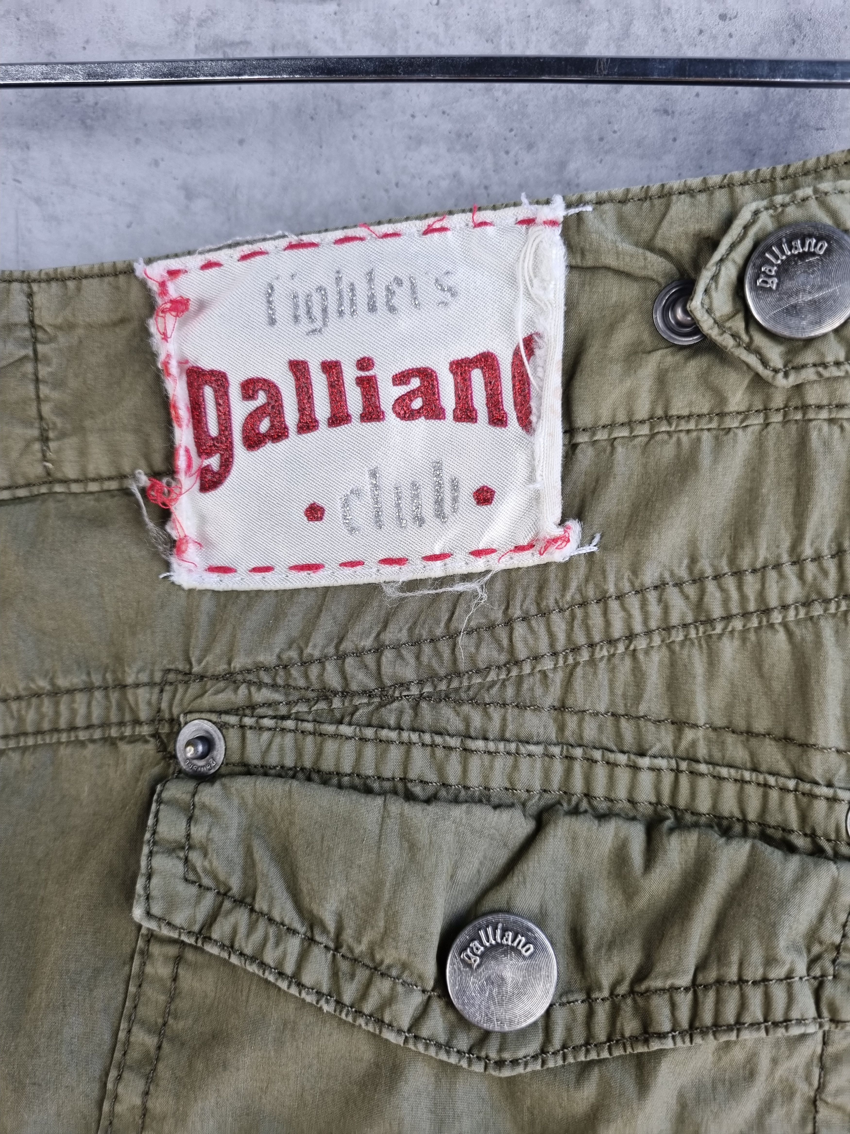 John Galliano Very rare JOHN GALLIANO Fighters Club Military Cargo Pants Size US 30 / EU 46 - 7 Thumbnail