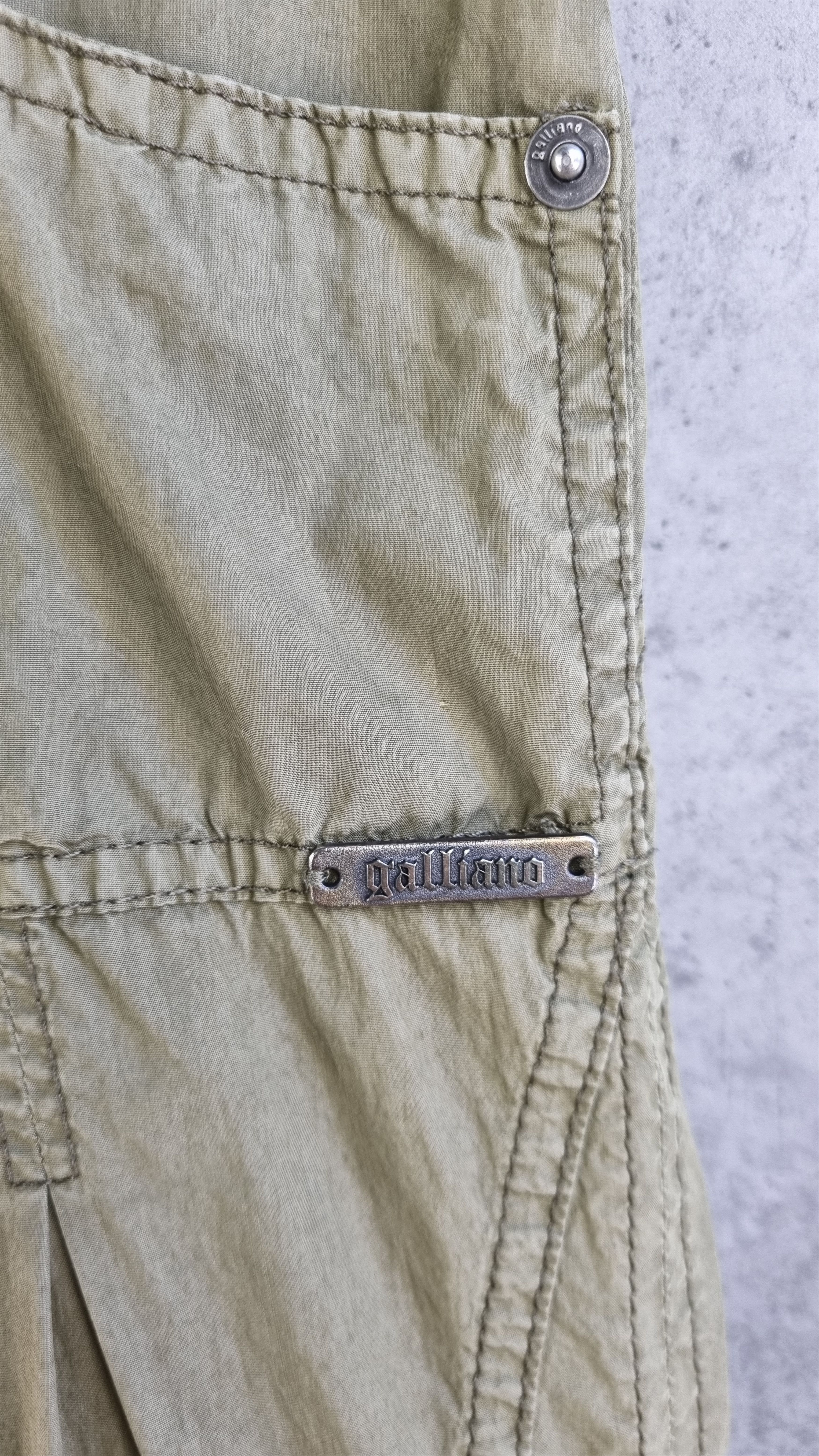 John Galliano Very rare JOHN GALLIANO Fighters Club Military Cargo Pants Size US 30 / EU 46 - 17 Thumbnail