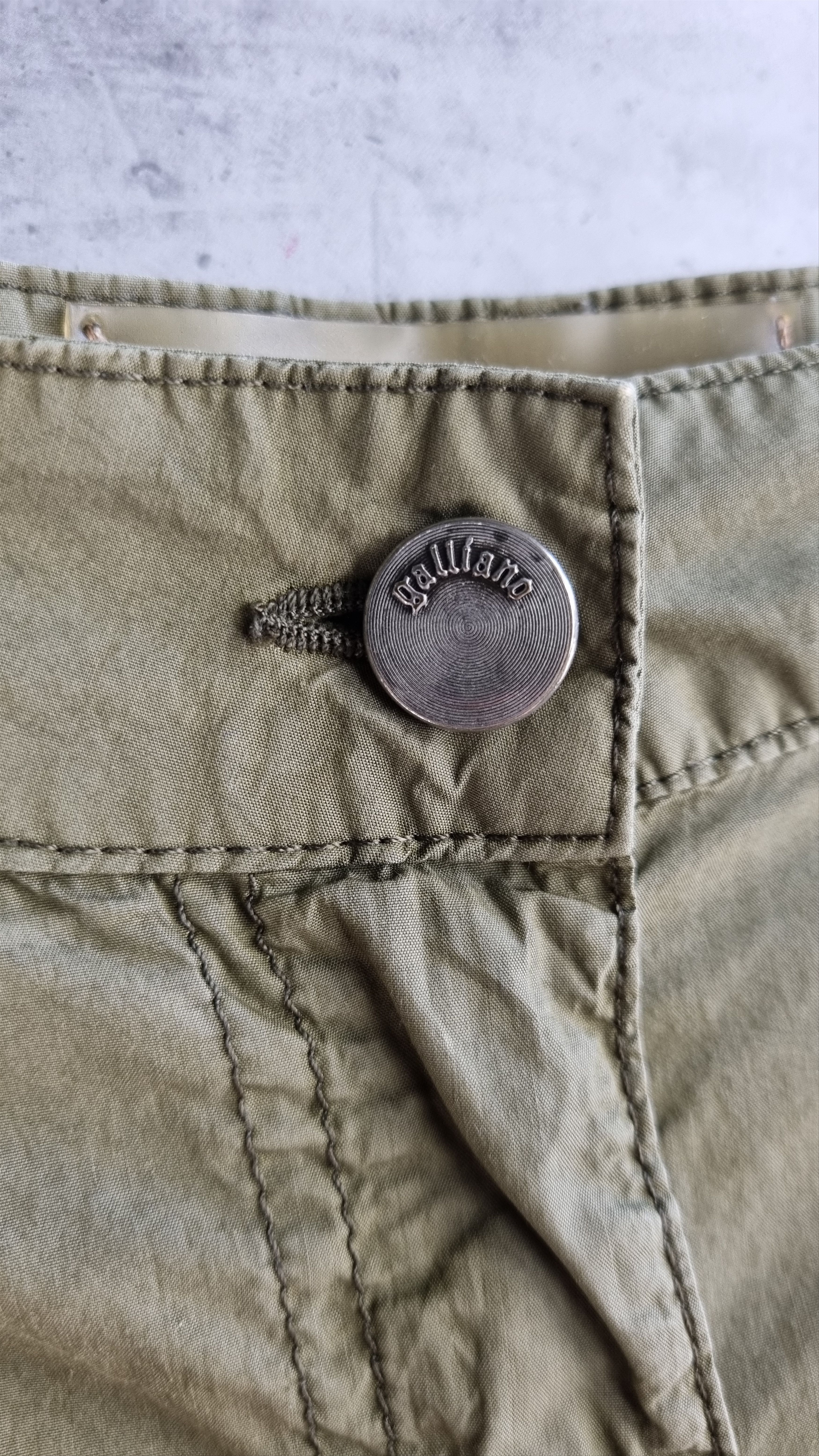 John Galliano Very rare JOHN GALLIANO Fighters Club Military Cargo Pants Size US 30 / EU 46 - 16 Thumbnail