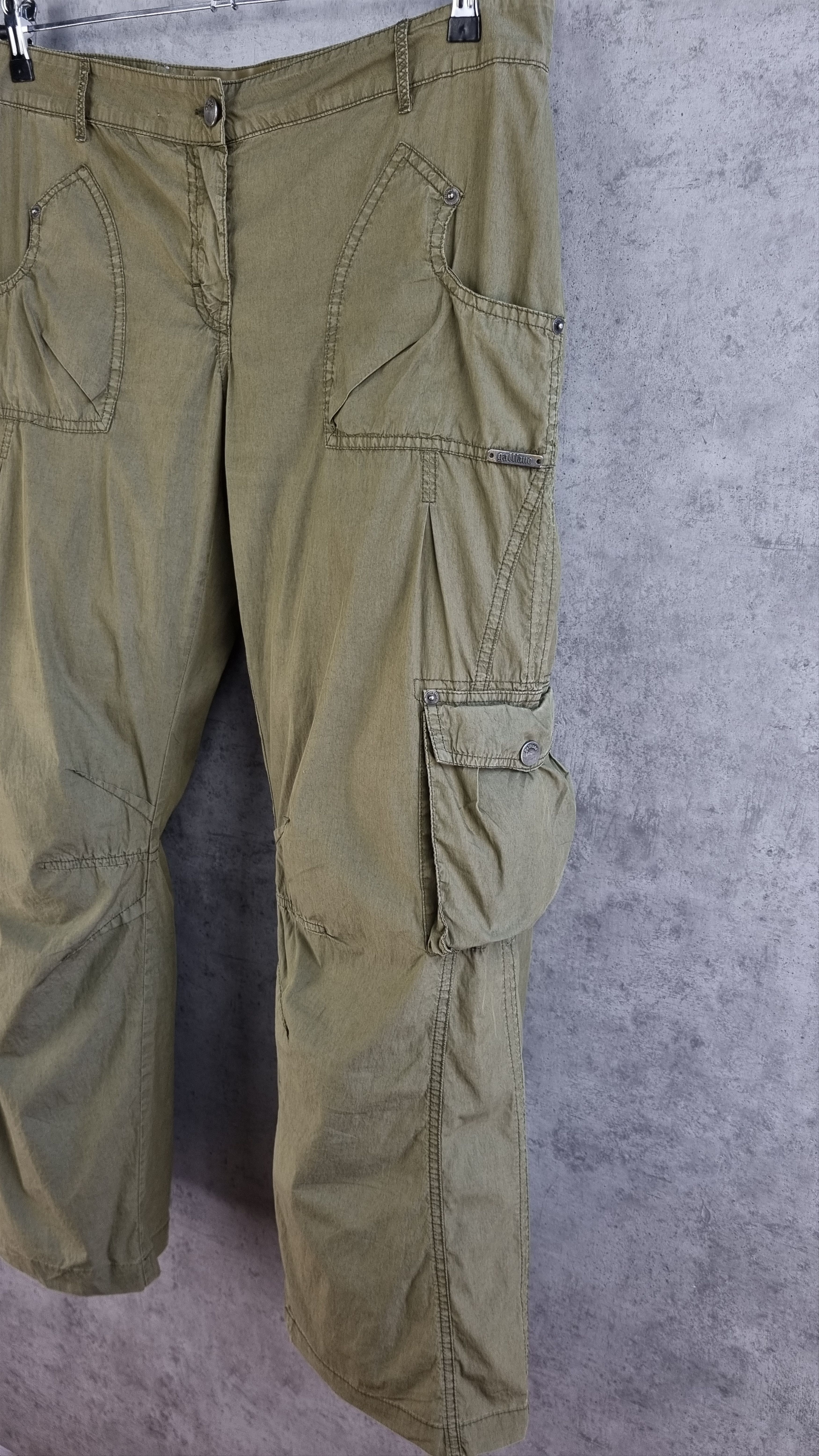 John Galliano Very rare JOHN GALLIANO Fighters Club Military Cargo Pants Size US 30 / EU 46 - 3 Thumbnail