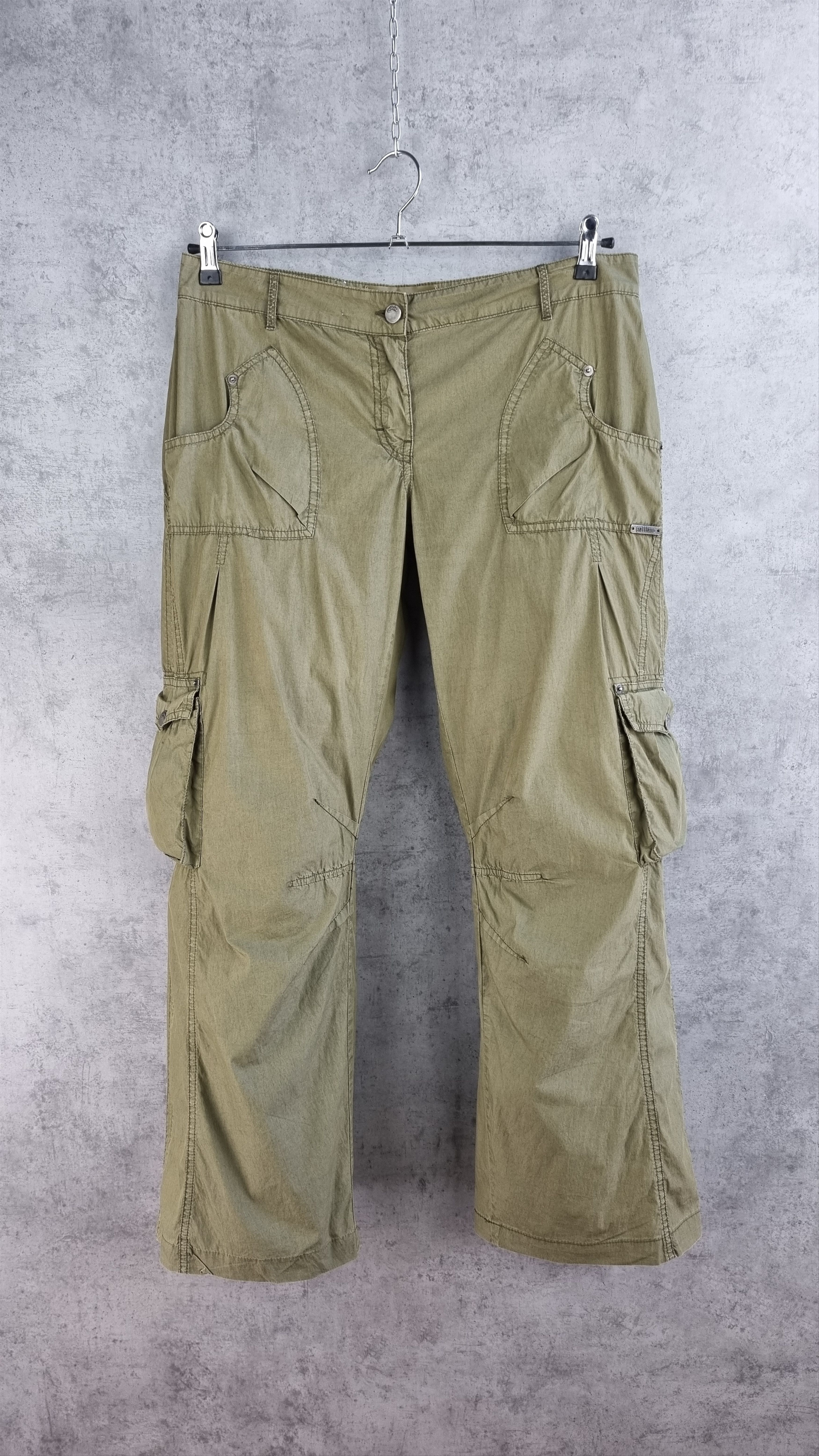 John Galliano Very rare JOHN GALLIANO Fighters Club Military Cargo Pants Size US 30 / EU 46 - 2 Thumbnail