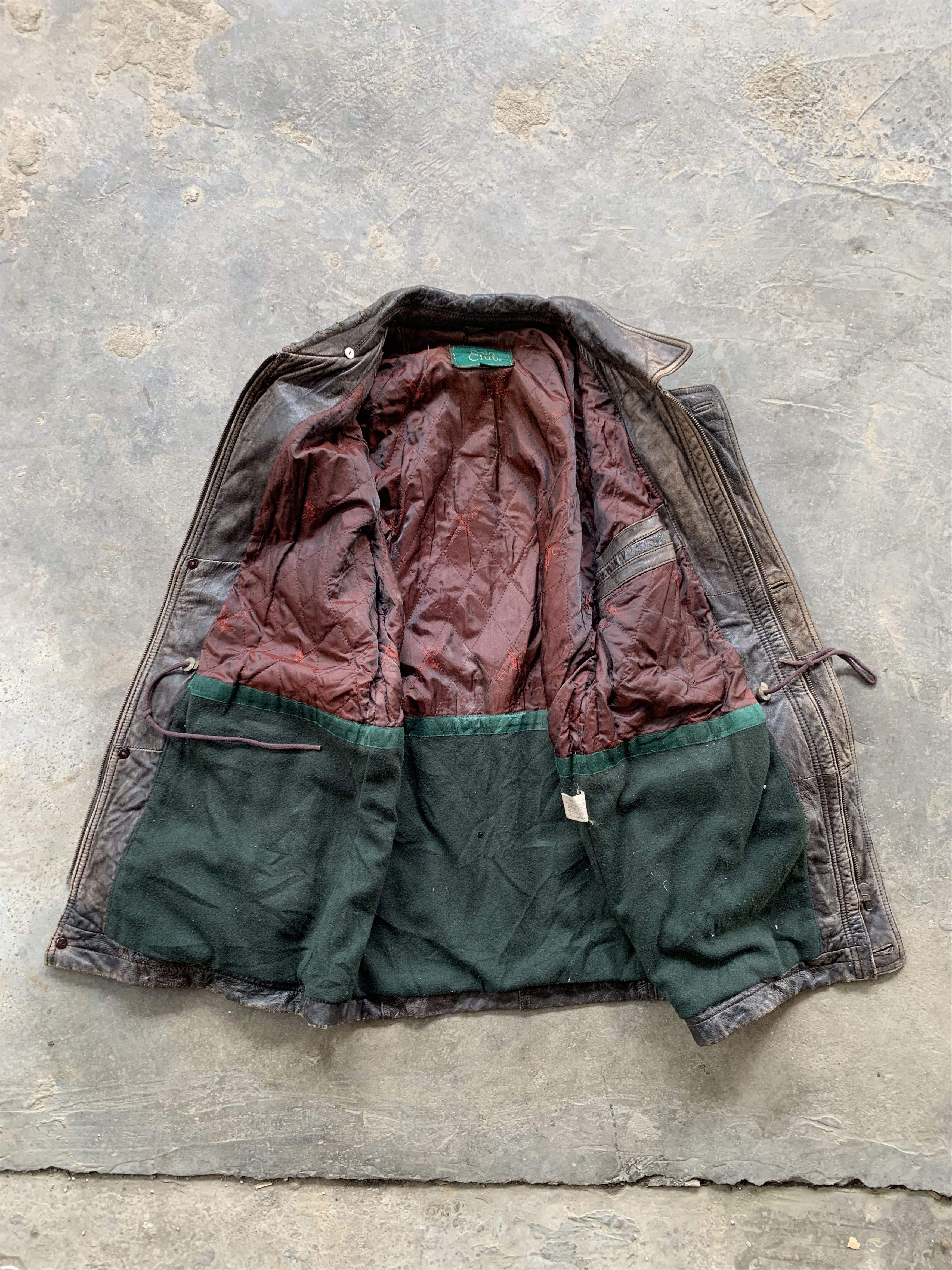Polo Ralph Lauren × Vintage Vintage Polo Club Leather Jacket Size US M / EU 48-50 / 2 - 3 Thumbnail