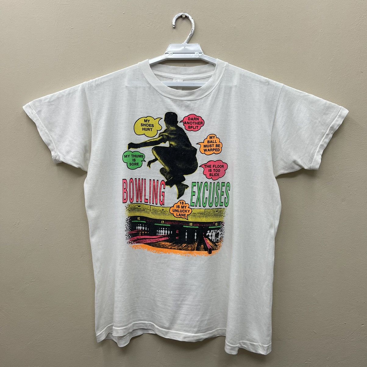 Beauty Beast × Vintage Vintage Bowling Excuses T-Shirt Single Stitch Size US L / EU 52-54 / 3 - 1 Thumbnail