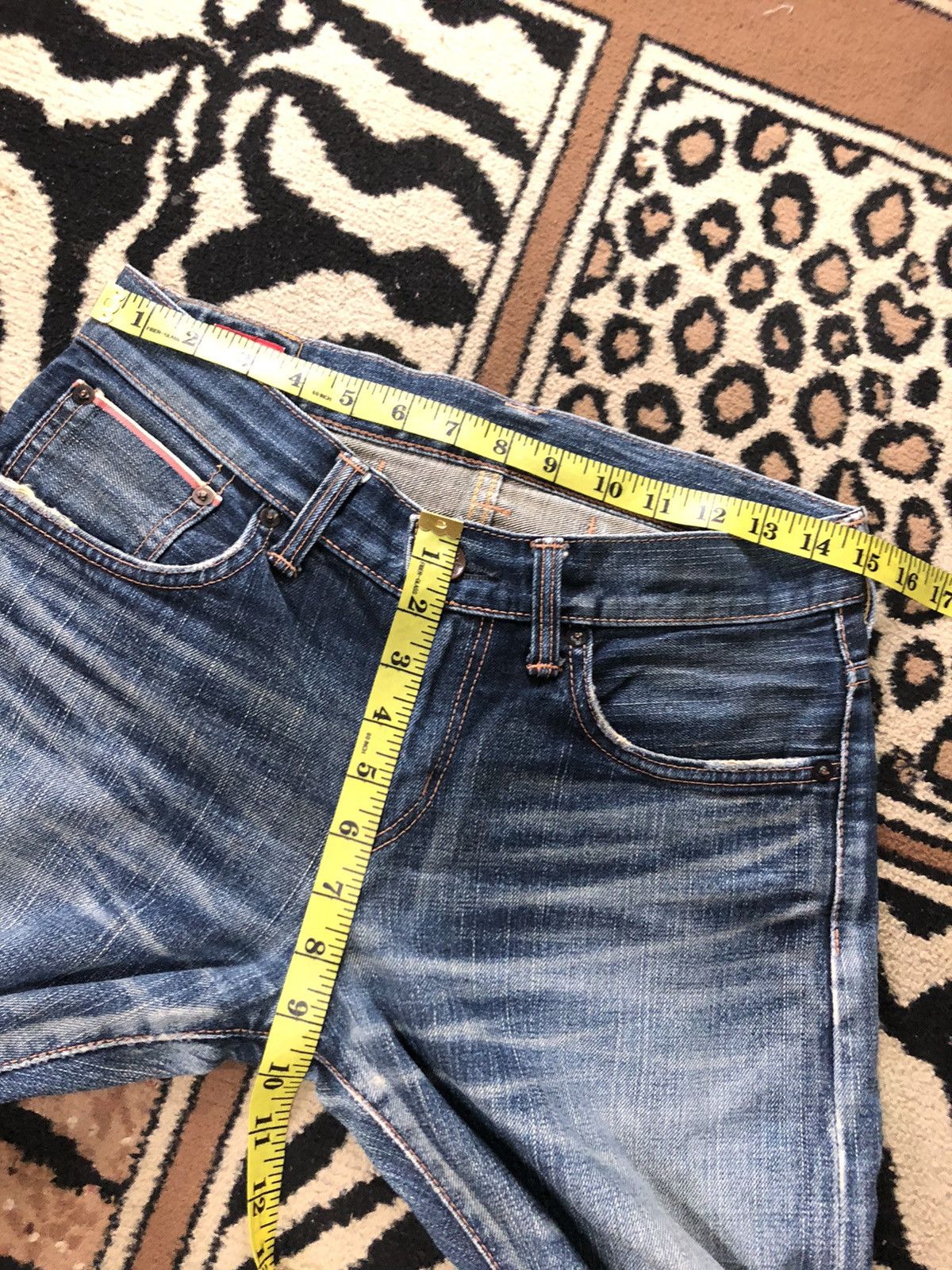 Edwin × Vintage VINTAGE SELVEDGE EDWIN 505zxx BUCKLE BACK DISTRESED GRUNGE Size US 29 - 16 Thumbnail