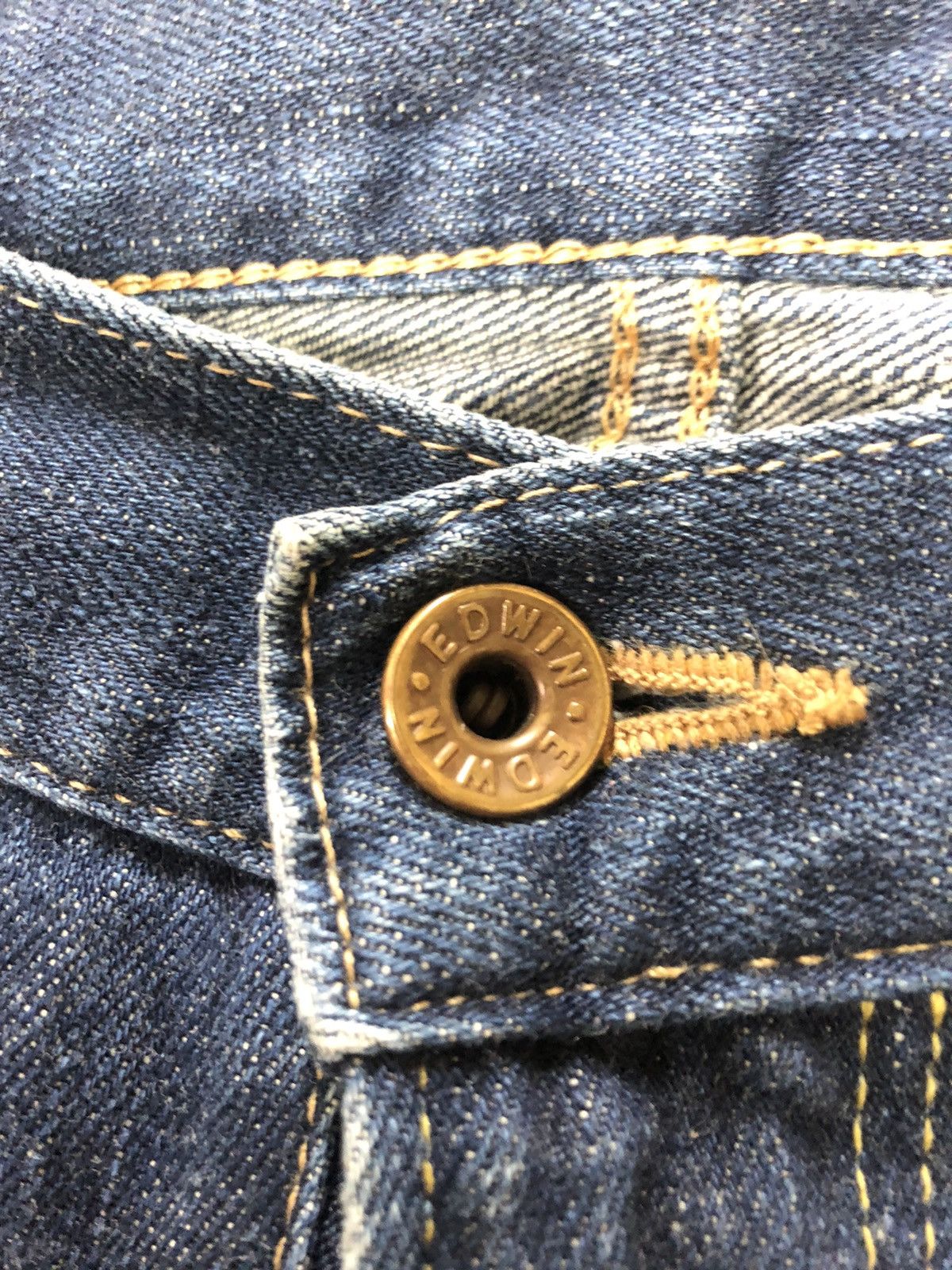 Edwin × Vintage VINTAGE SELVEDGE EDWIN 505 SHORT DISTRESSED DENIM Size US 31 - 5 Thumbnail