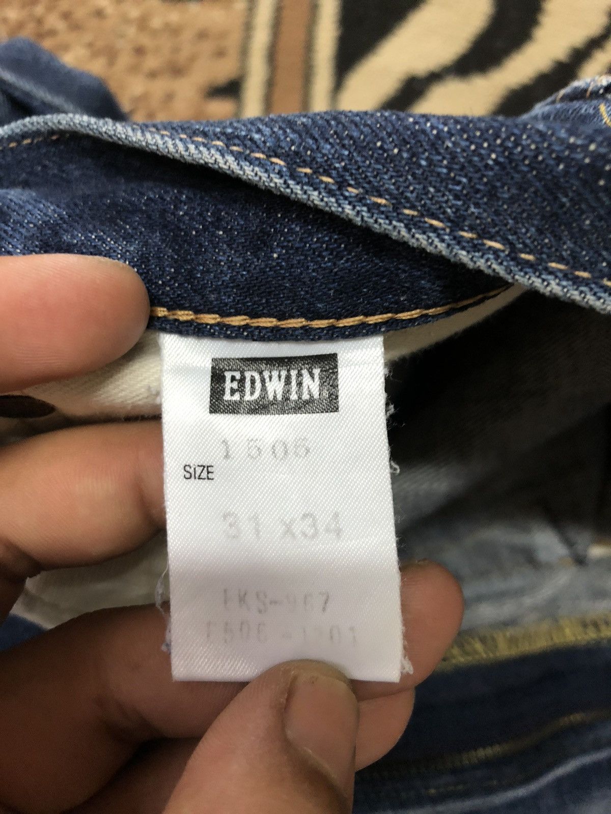 Edwin × Vintage VINTAGE SELVEDGE EDWIN 505 SHORT DISTRESSED DENIM Size US 31 - 7 Thumbnail