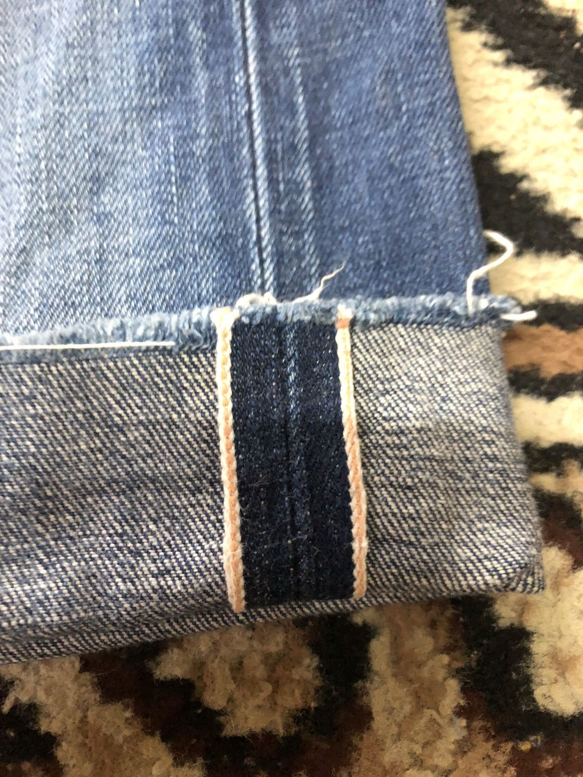 Edwin × Vintage VINTAGE SELVEDGE EDWIN 505 SHORT DISTRESSED DENIM Size US 31 - 3 Thumbnail