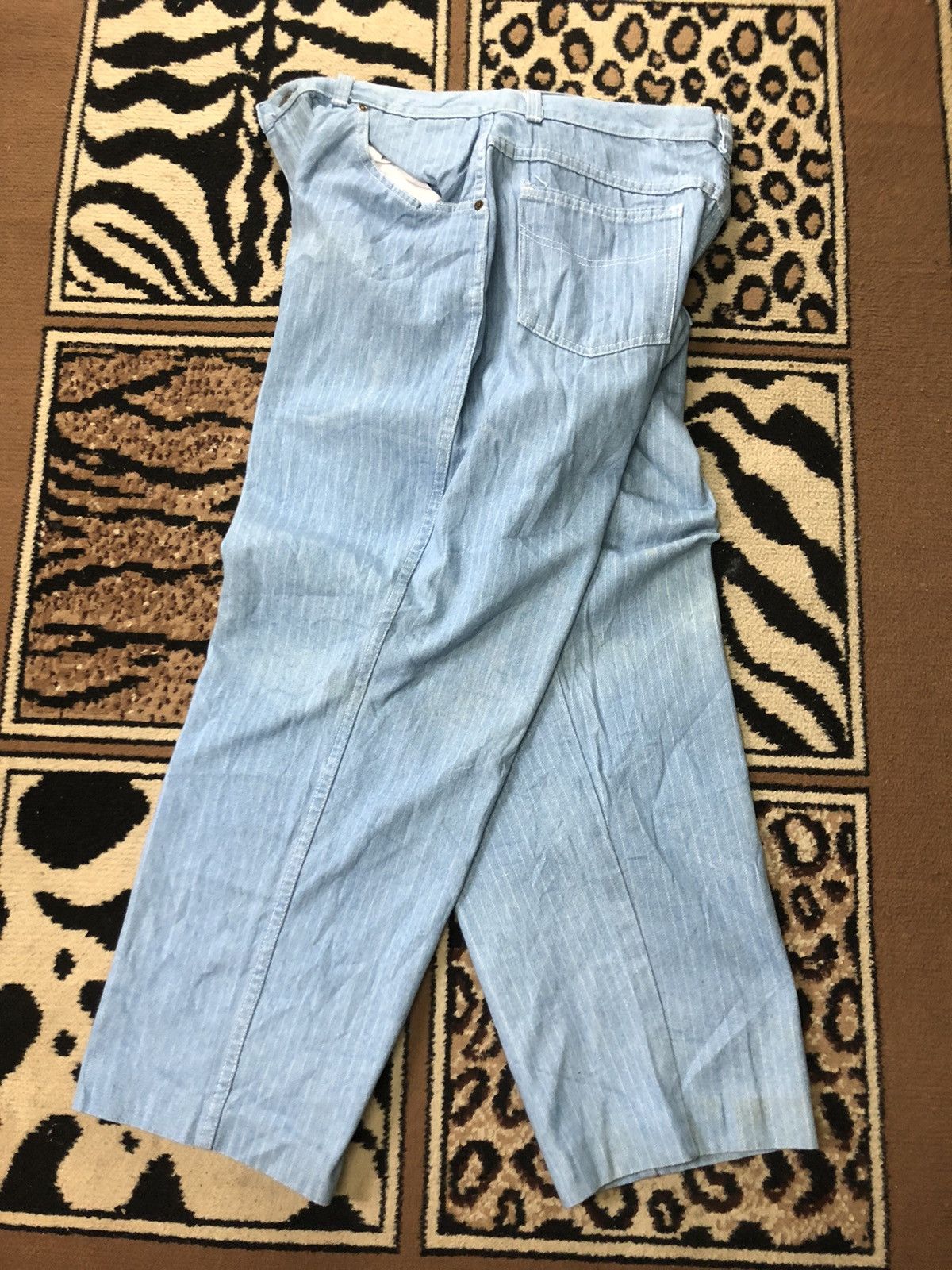 Vintage VINTAGE 80s CARRIAGE COURT STRIPE BAGGY DENIM MADE IN USA Size US 31 - 8 Thumbnail