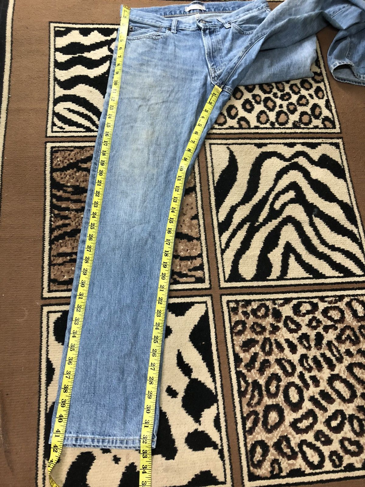 Uniqlo × Vintage VINTAGE SELVEDGE UNIQLO REGULA FIT BLUE WASH DISTRESED DENI Size US 31 - 14 Thumbnail