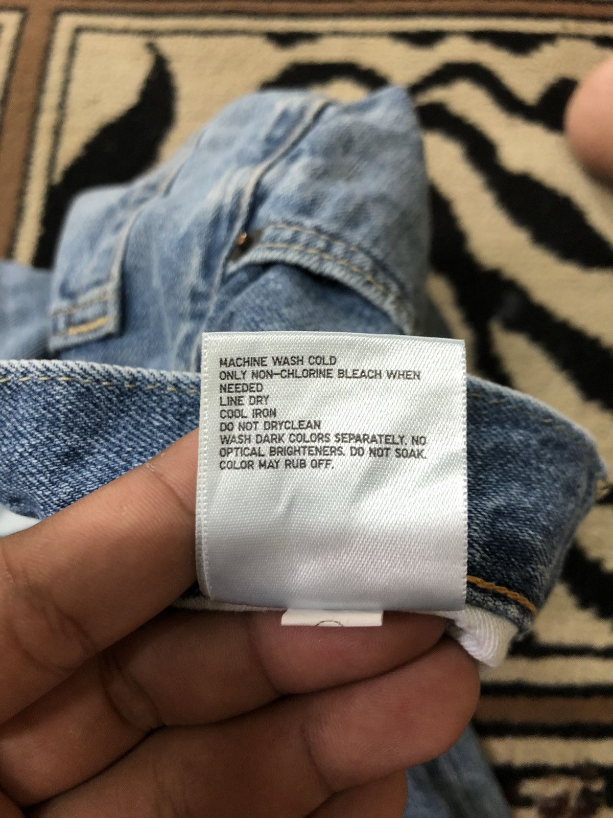 Uniqlo × Vintage VINTAGE SELVEDGE UNIQLO REGULA FIT BLUE WASH DISTRESED DENI Size US 31 - 7 Thumbnail