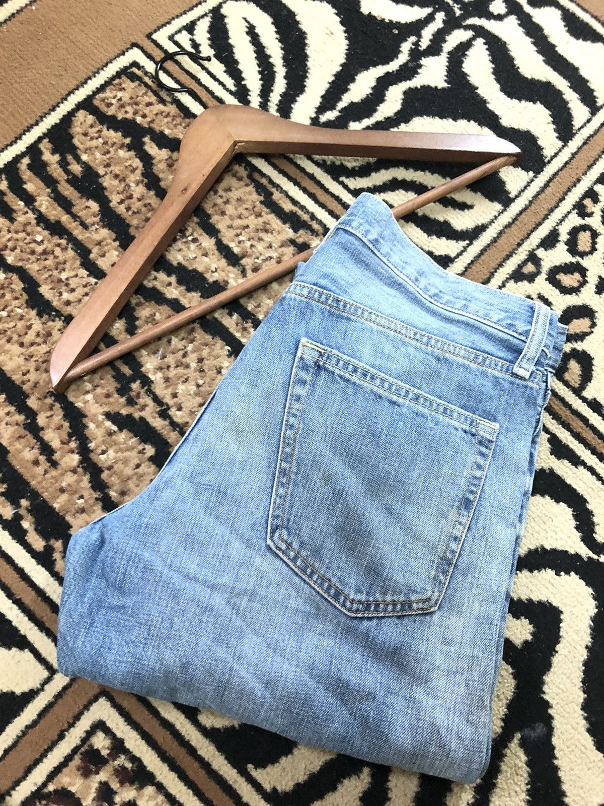 Uniqlo × Vintage VINTAGE SELVEDGE UNIQLO REGULA FIT BLUE WASH DISTRESED DENI Size US 31 - 16 Thumbnail