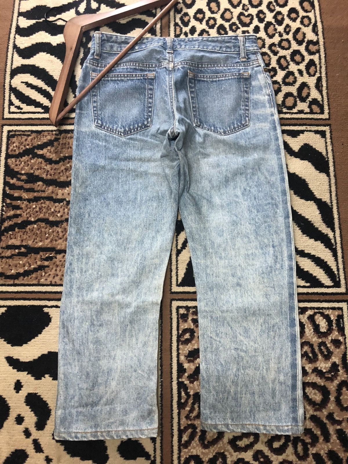 Japanese Brand × Salvage VINTAGE SELVEDGE BETTY SMITH QUARTER SHORT DISTRESSED DENIM Size US 29 - 9 Thumbnail