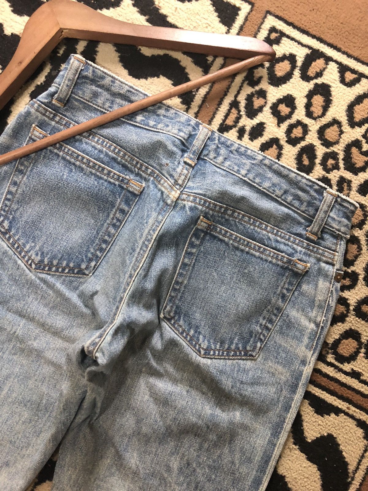 Japanese Brand × Salvage VINTAGE SELVEDGE BETTY SMITH QUARTER SHORT DISTRESSED DENIM Size US 29 - 10 Thumbnail