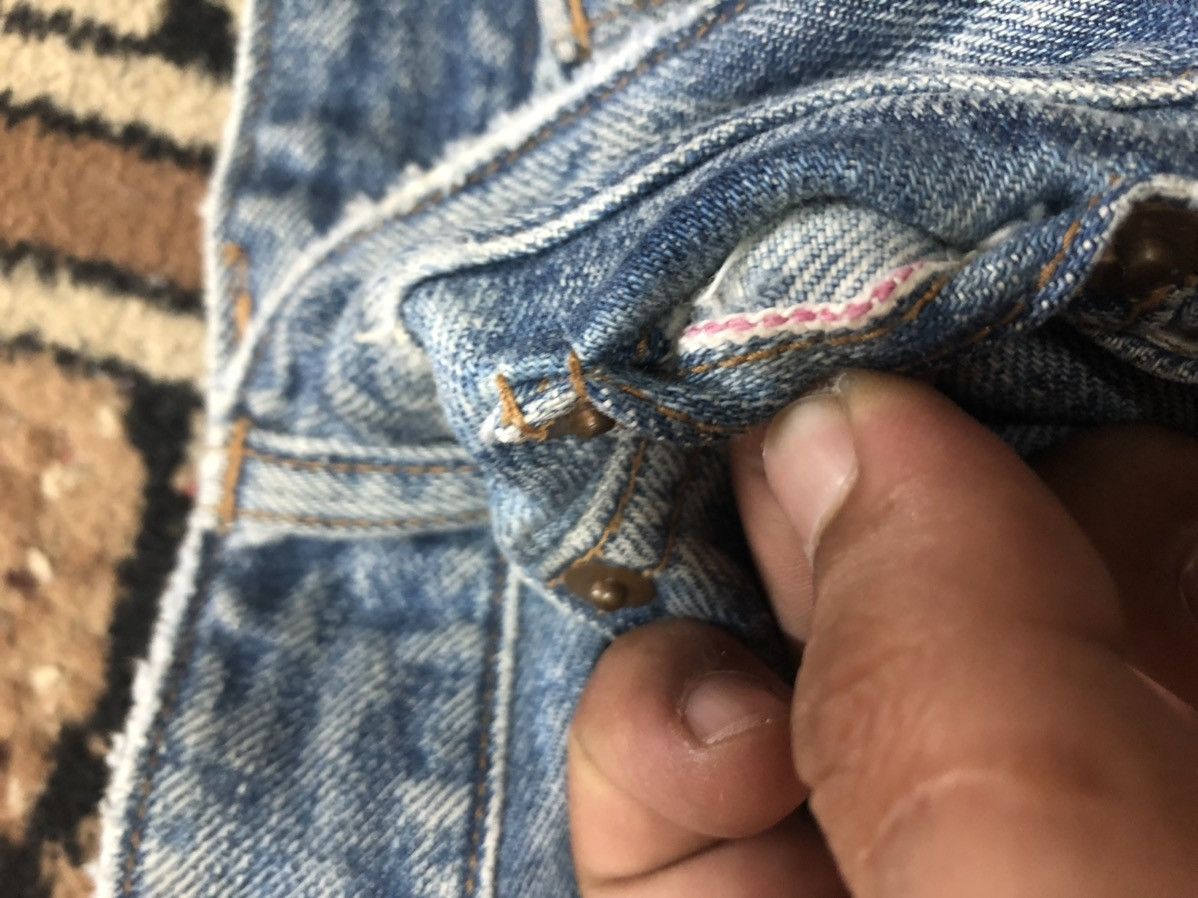 Japanese Brand × Salvage VINTAGE SELVEDGE BETTY SMITH QUARTER SHORT DISTRESSED DENIM Size US 29 - 4 Thumbnail