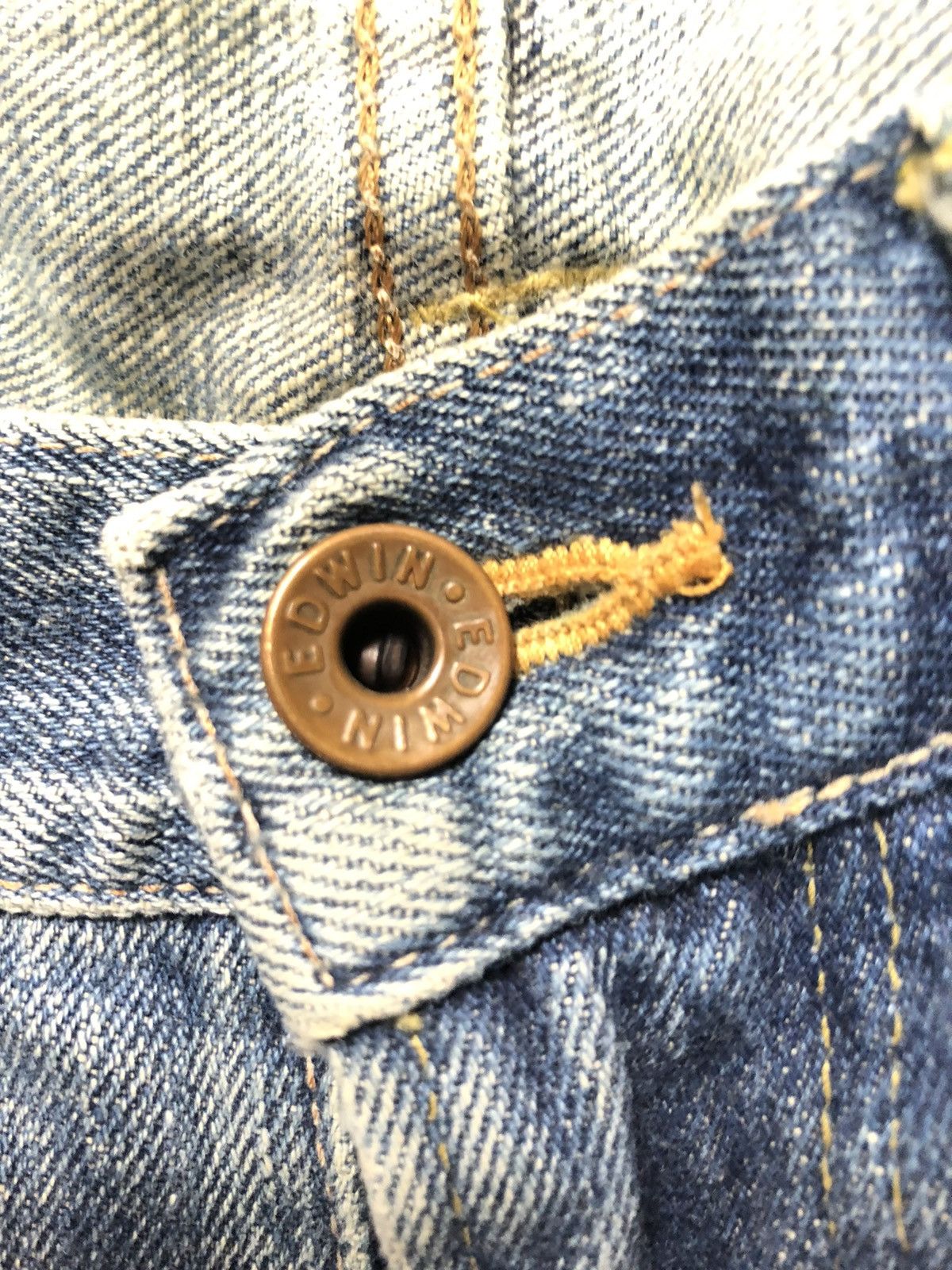 Edwin × Vintage VINTAGE EDWIN 505 SALVEDGE DISTRESSED DENIM Size US 29 - 5 Thumbnail