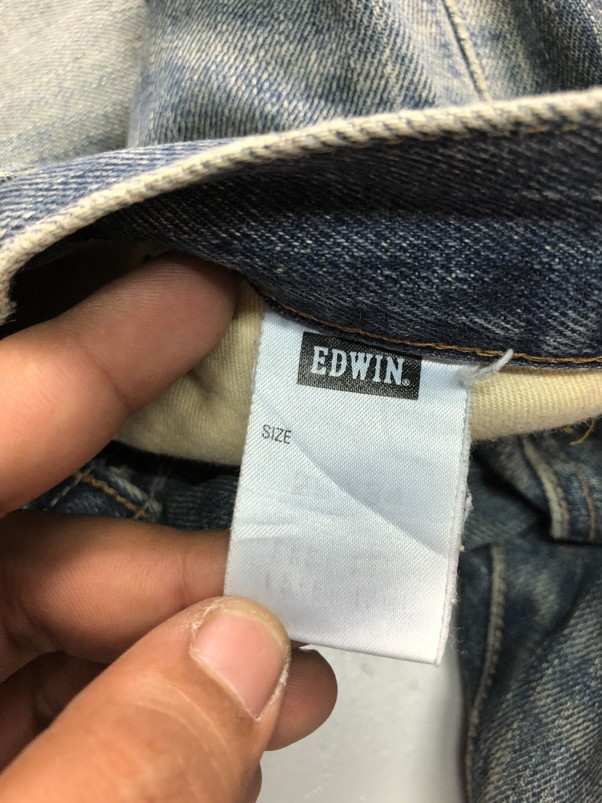 Edwin × Vintage VINTAGE EDWIN 505 SALVEDGE DISTRESSED DENIM Size US 29 - 7 Thumbnail