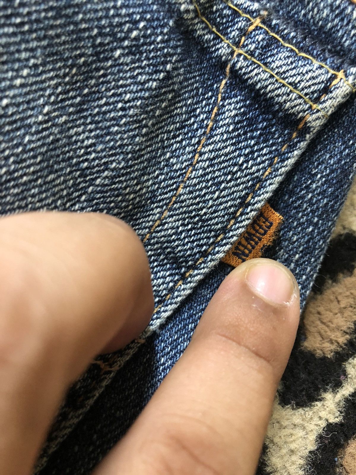 Edwin × Vintage VINTAGE SELVEDGE EDWIN BLUE WASH DISTRESSED GRUNGE DENIM Size US 34 / EU 50 - 11 Thumbnail