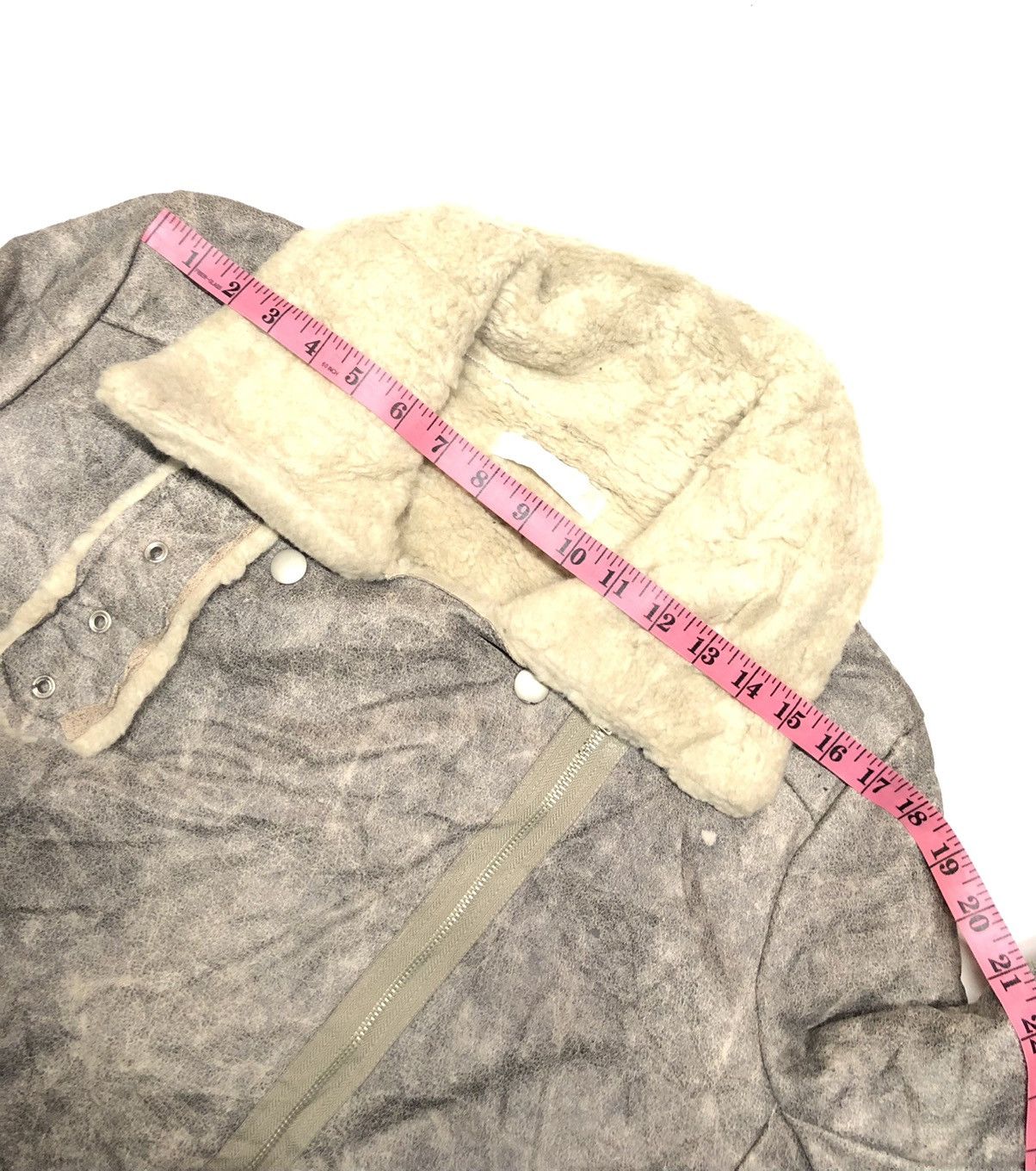 Japanese Brand × Vintage VINTAGE U-TURN SHEARLING SUEDE ROCKER BIKER JACKET Size US M / EU 48-50 / 2 - 8 Thumbnail