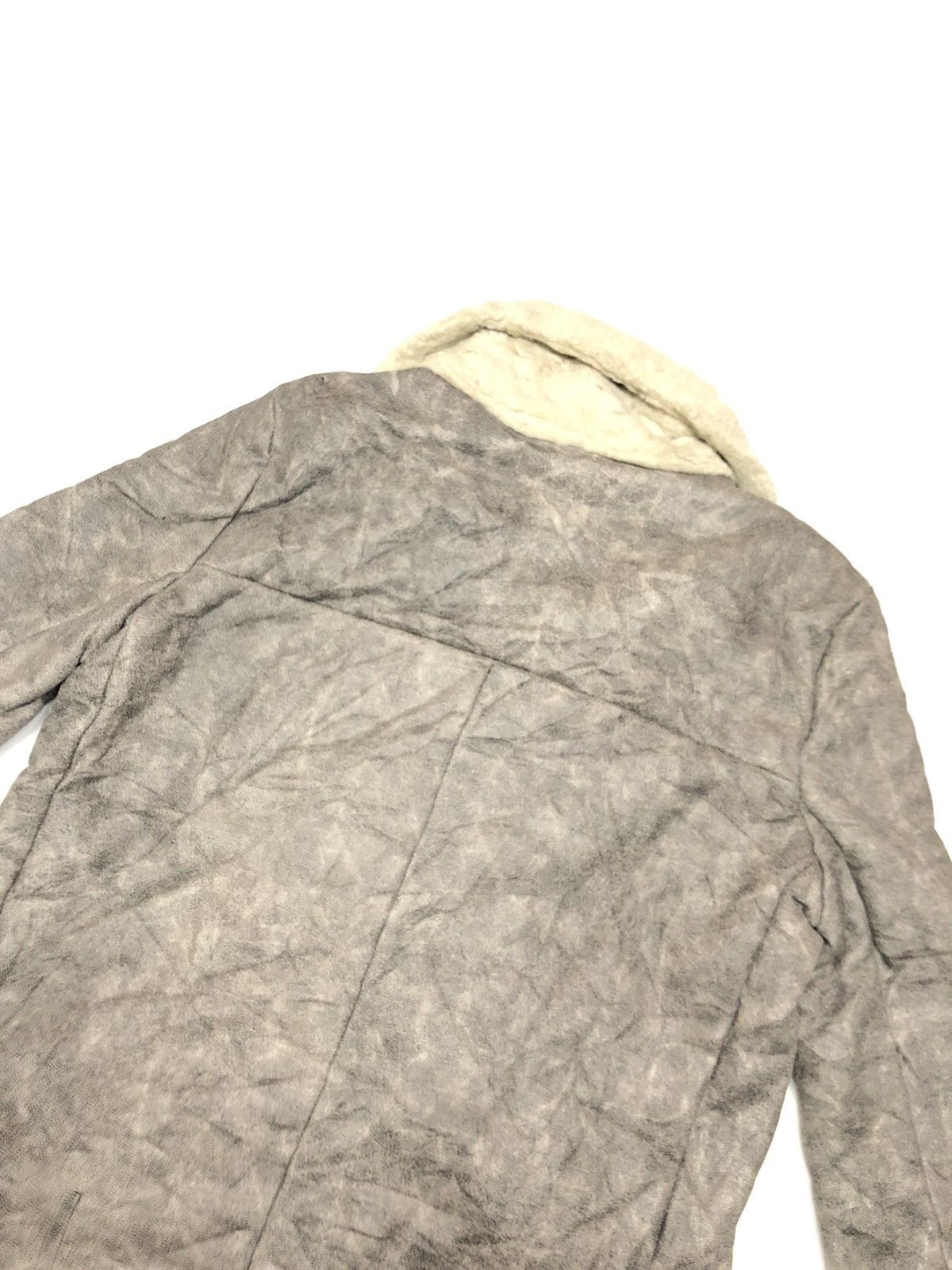 Japanese Brand × Vintage VINTAGE U-TURN SHEARLING SUEDE ROCKER BIKER JACKET Size US M / EU 48-50 / 2 - 7 Thumbnail