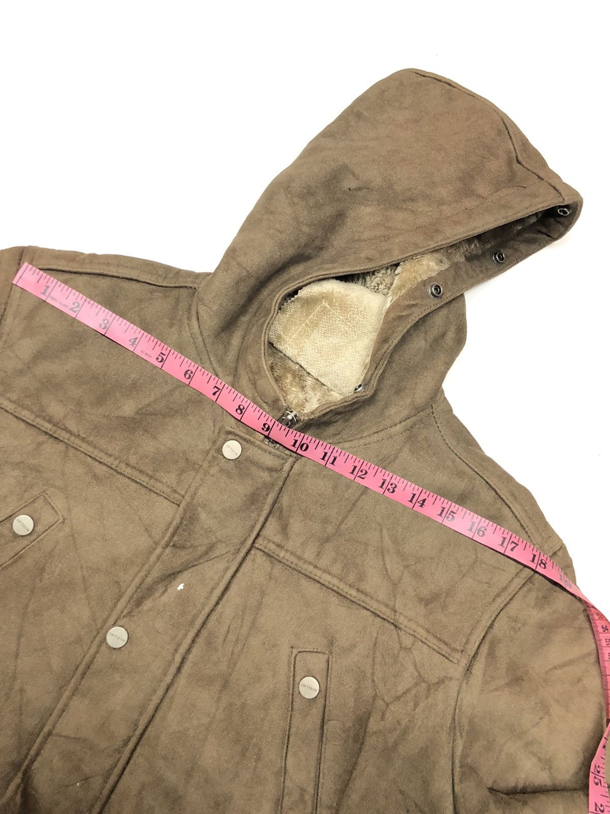 Japanese Brand × Vintage VINTAGE INTOIN SHEARLING JACKET HOODIE Size US L / EU 52-54 / 3 - 12 Thumbnail