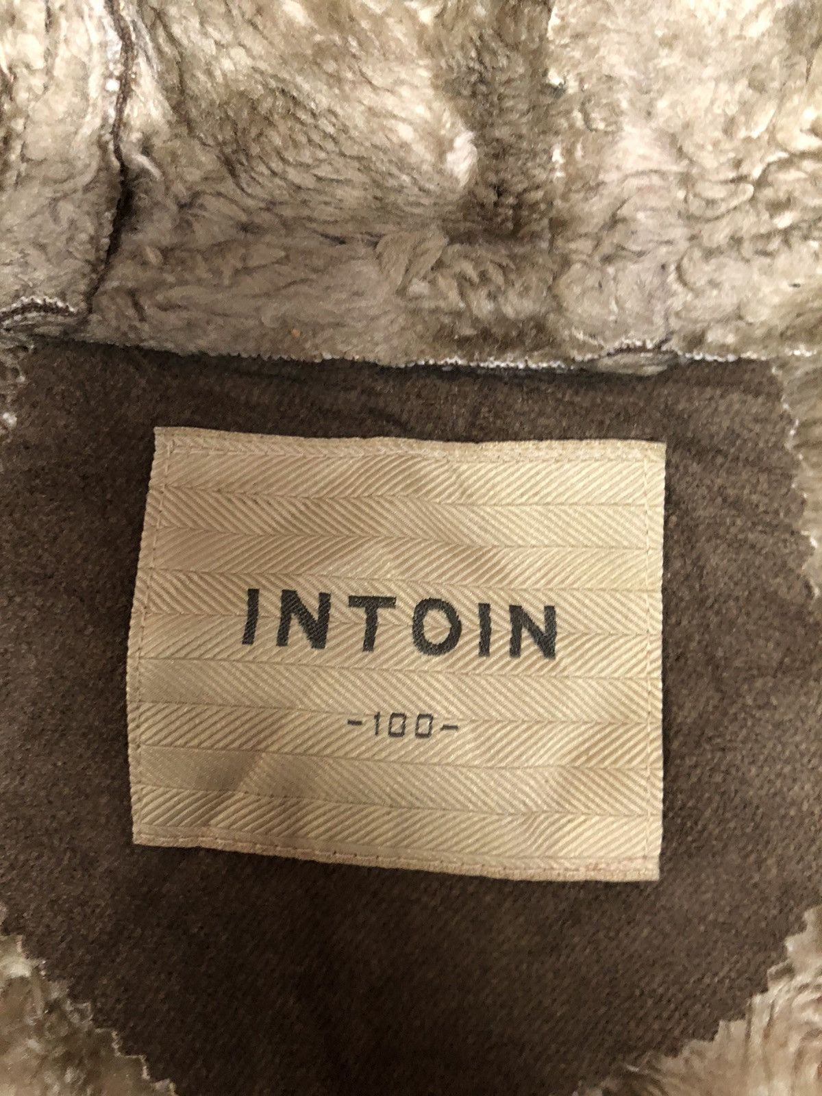 Japanese Brand × Vintage VINTAGE INTOIN SHEARLING JACKET HOODIE Size US L / EU 52-54 / 3 - 6 Thumbnail