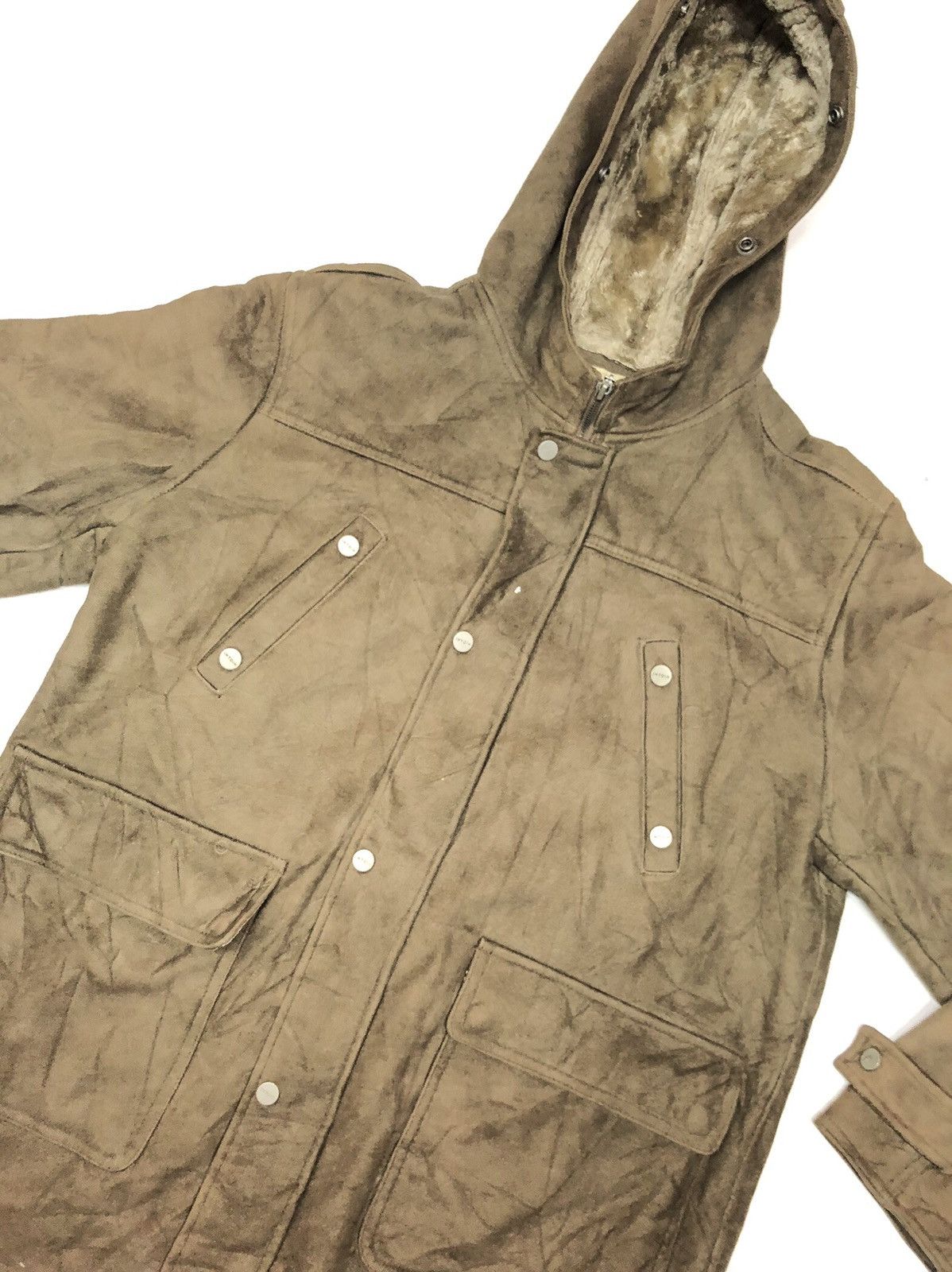 Japanese Brand × Vintage VINTAGE INTOIN SHEARLING JACKET HOODIE Size US L / EU 52-54 / 3 - 2 Thumbnail