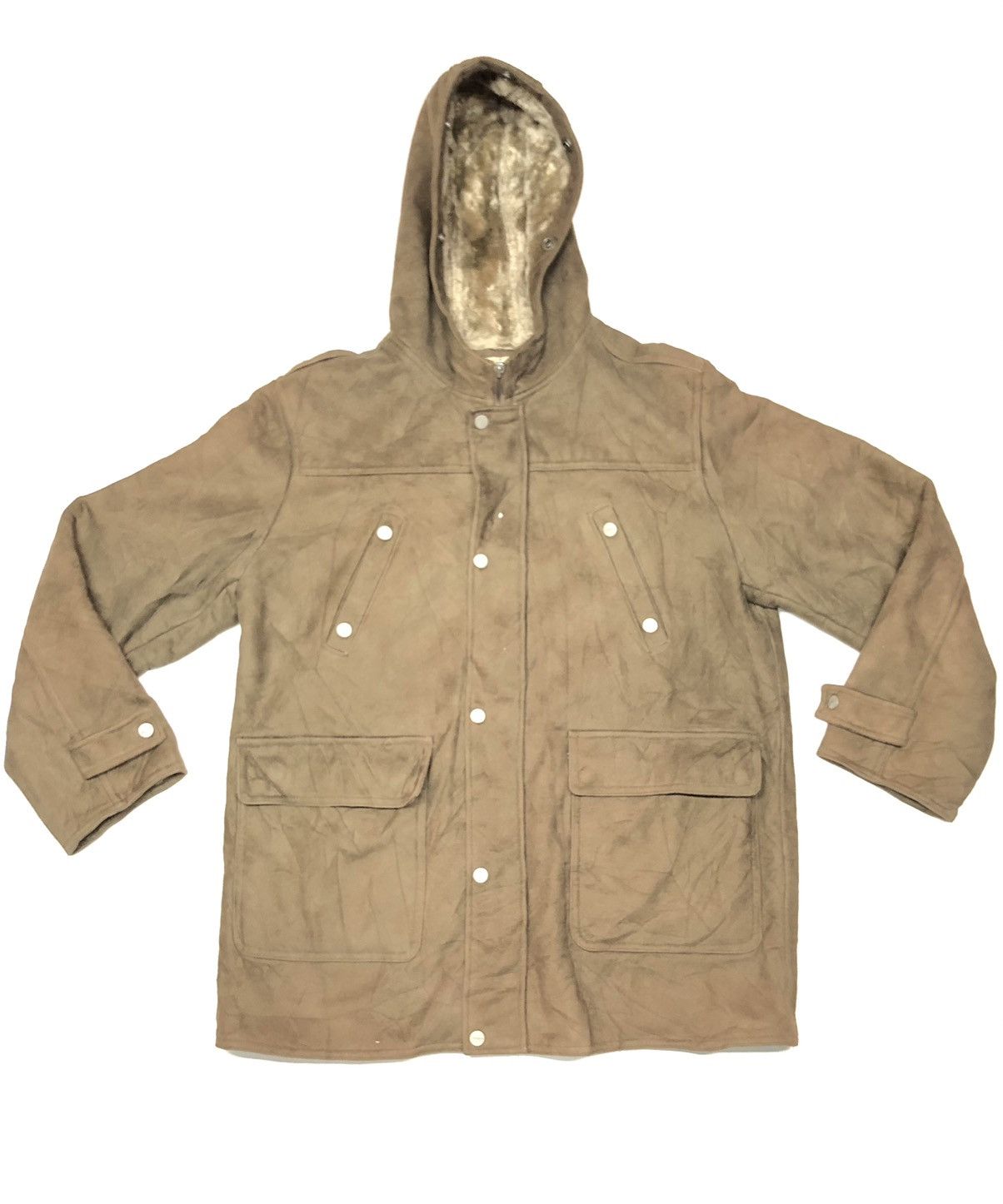 Japanese Brand × Vintage VINTAGE INTOIN SHEARLING JACKET HOODIE Size US L / EU 52-54 / 3 - 1 Thumbnail