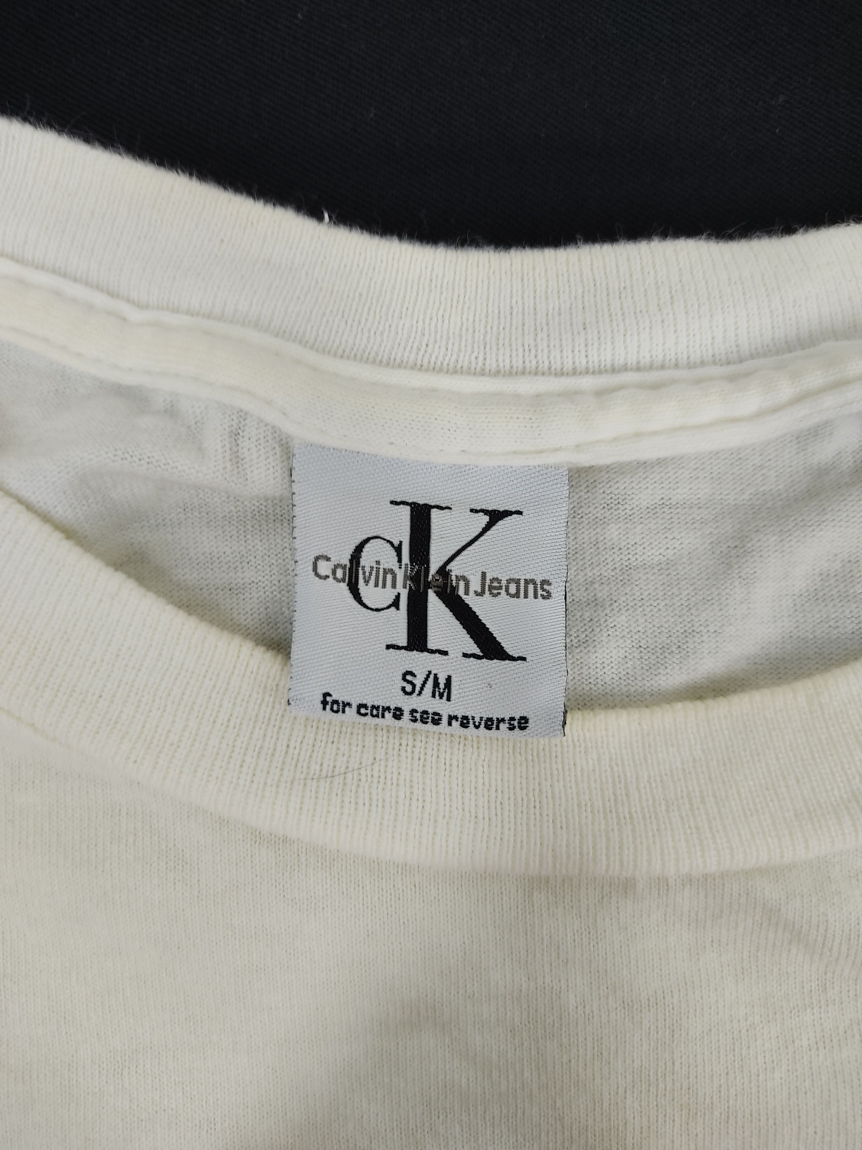 Calvin Klein Calvin Klein Jeans Big Logo Made In USA Printed Tee Size M / US 6-8 / IT 42-44 - 6 Thumbnail