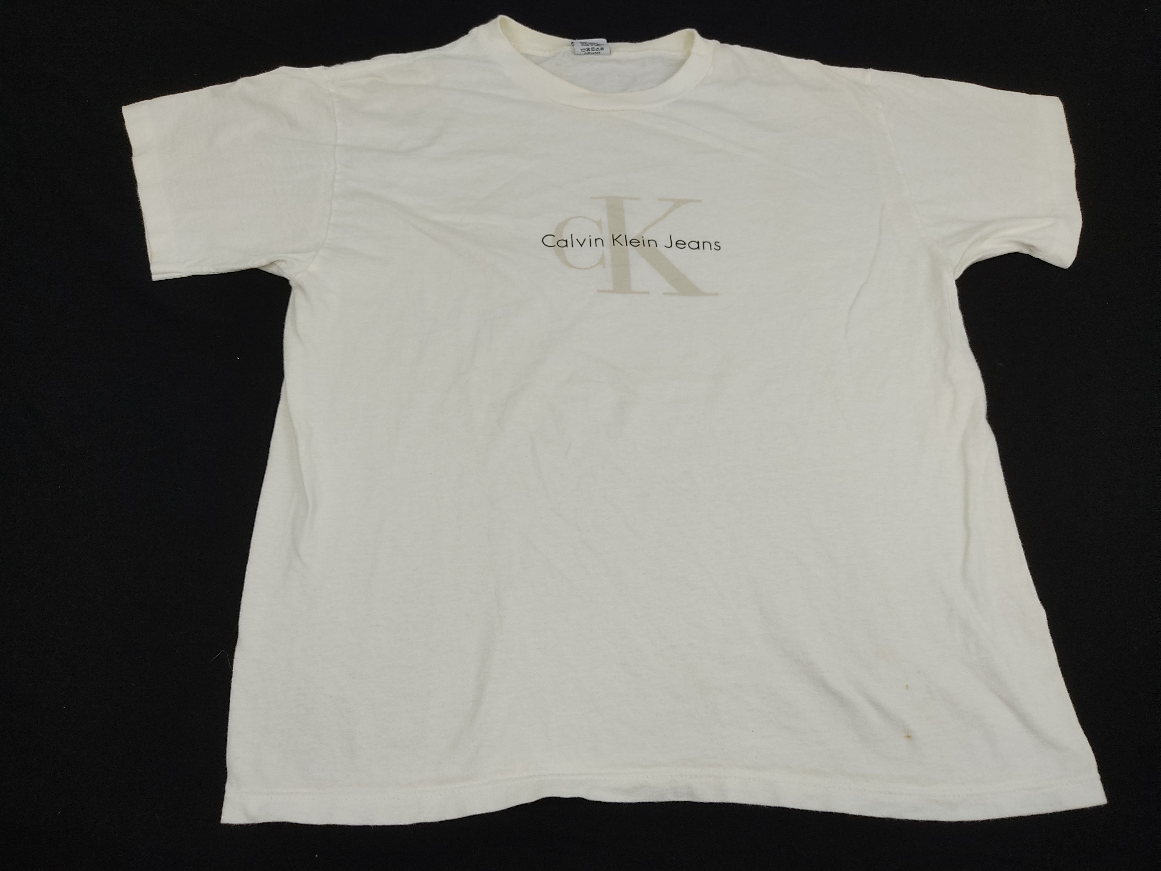 Calvin Klein Calvin Klein Jeans Big Logo Made In USA Printed Tee Size M / US 6-8 / IT 42-44 - 1 Thumbnail