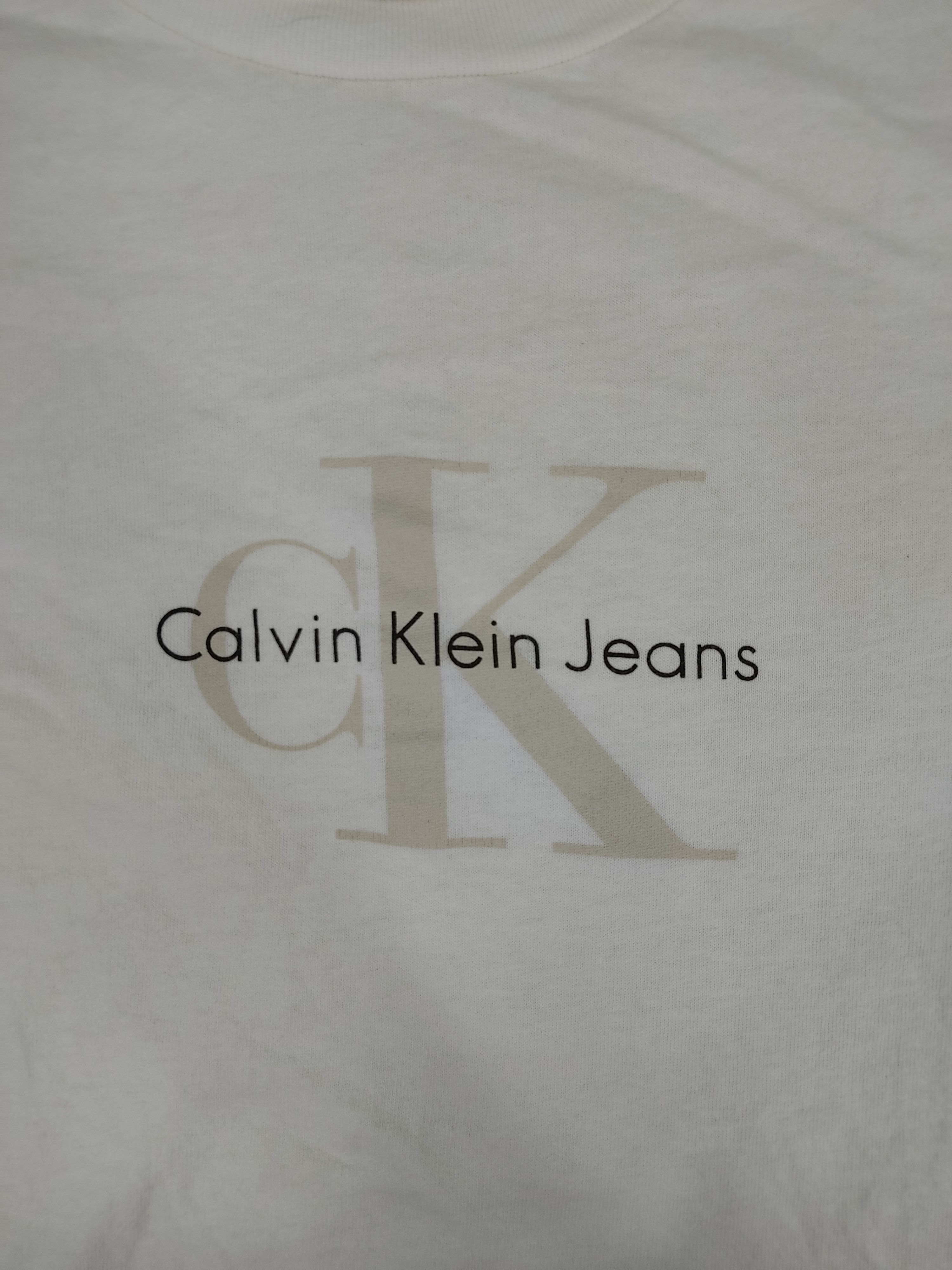 Calvin Klein Calvin Klein Jeans Big Logo Made In USA Printed Tee Size M / US 6-8 / IT 42-44 - 2 Thumbnail