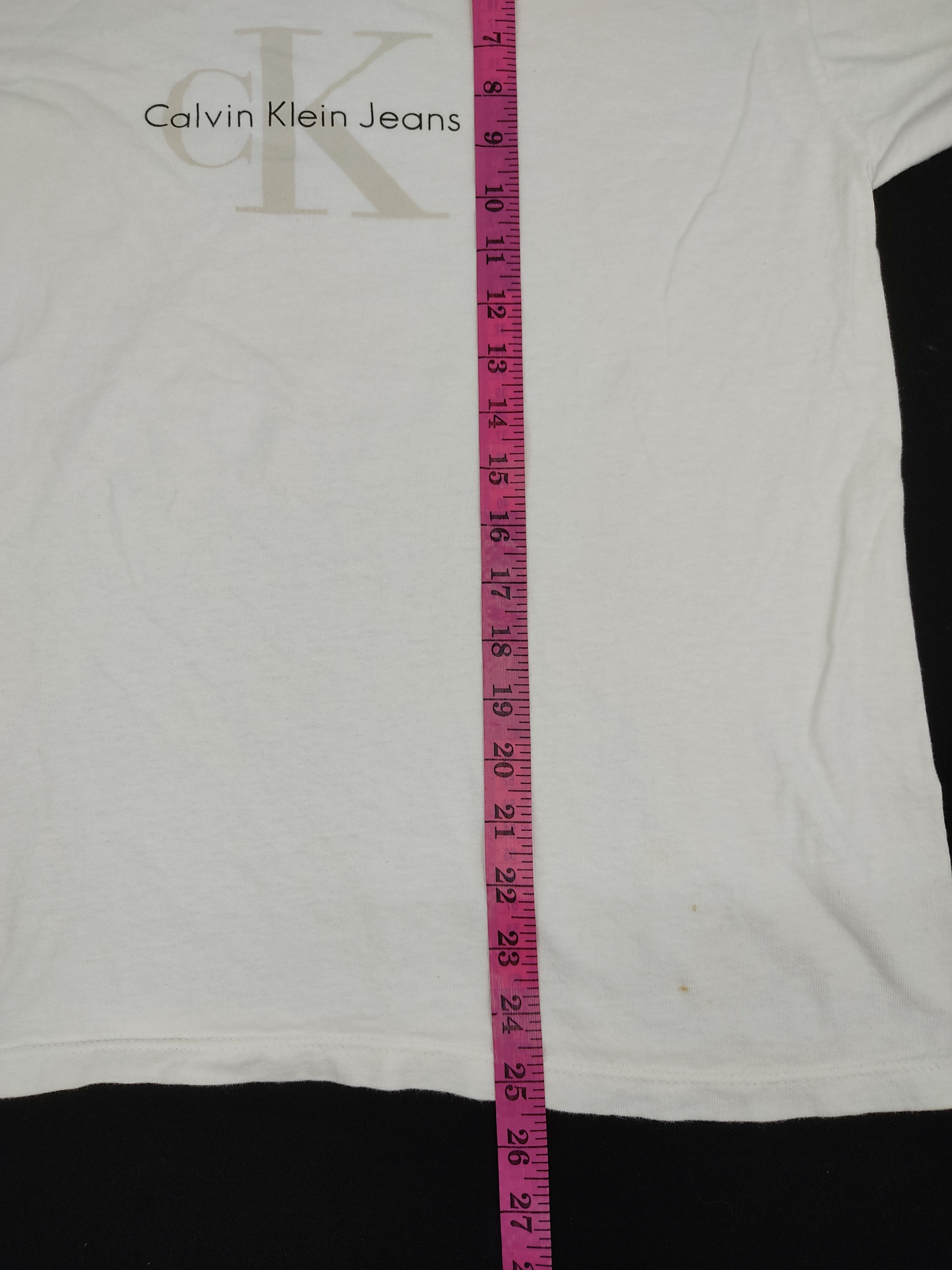 Calvin Klein Calvin Klein Jeans Big Logo Made In USA Printed Tee Size M / US 6-8 / IT 42-44 - 5 Thumbnail