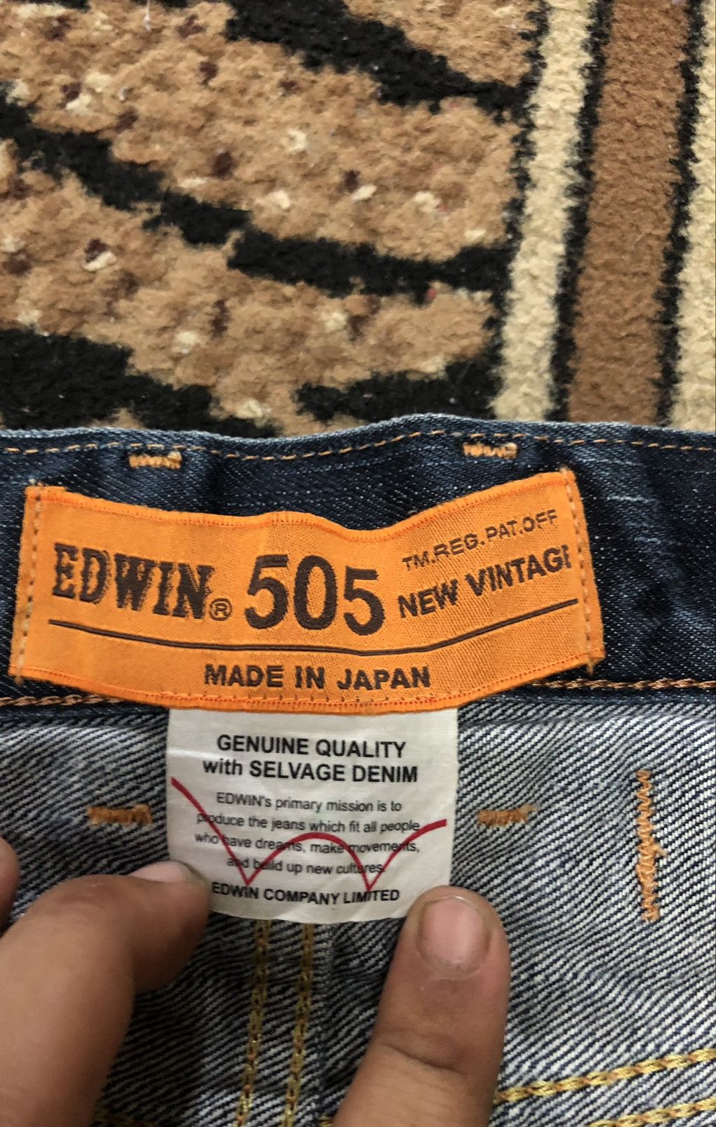 Edwin × Vintage VINTAGE SELVEDGE EDWIN BUCKLE BACK SHORT DISTRESSED DENIM Size US 32 / EU 48 - 12 Thumbnail