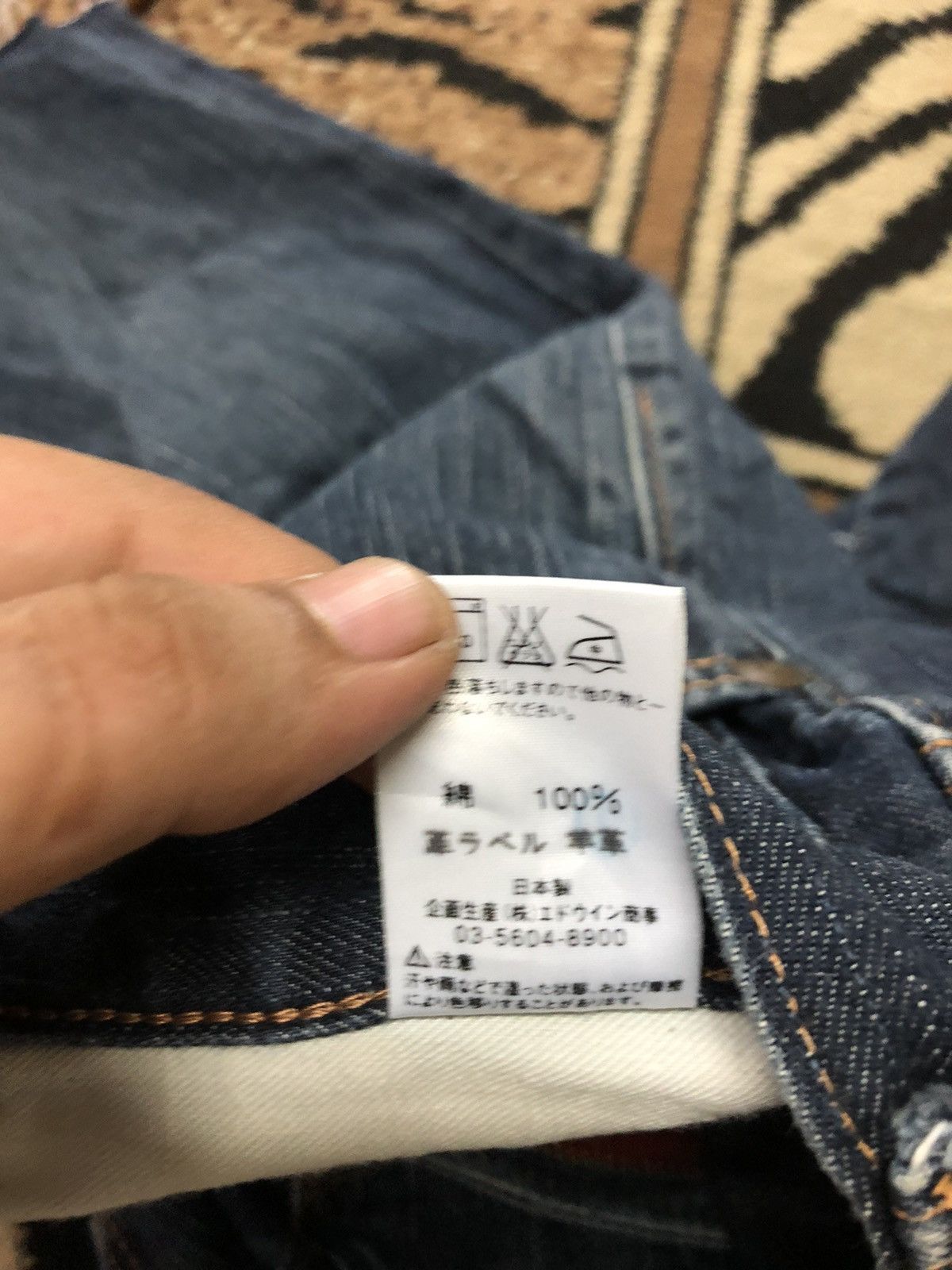 Edwin × Vintage VINTAGE SELVEDGE EDWIN BUCKLE BACK SHORT DISTRESSED DENIM Size US 32 / EU 48 - 14 Thumbnail